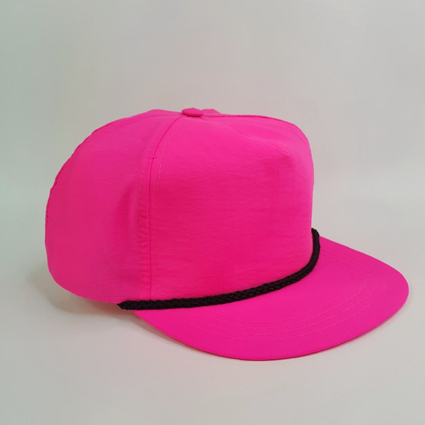 Vintage VINTAGE Town Talk Pink Trucker Hat Adult Adjustable Snapback Nylon Polyester Embroidered Breathable Retro Cap 80s 90s USA USA Size ONE SIZE - 3 Thumbnail