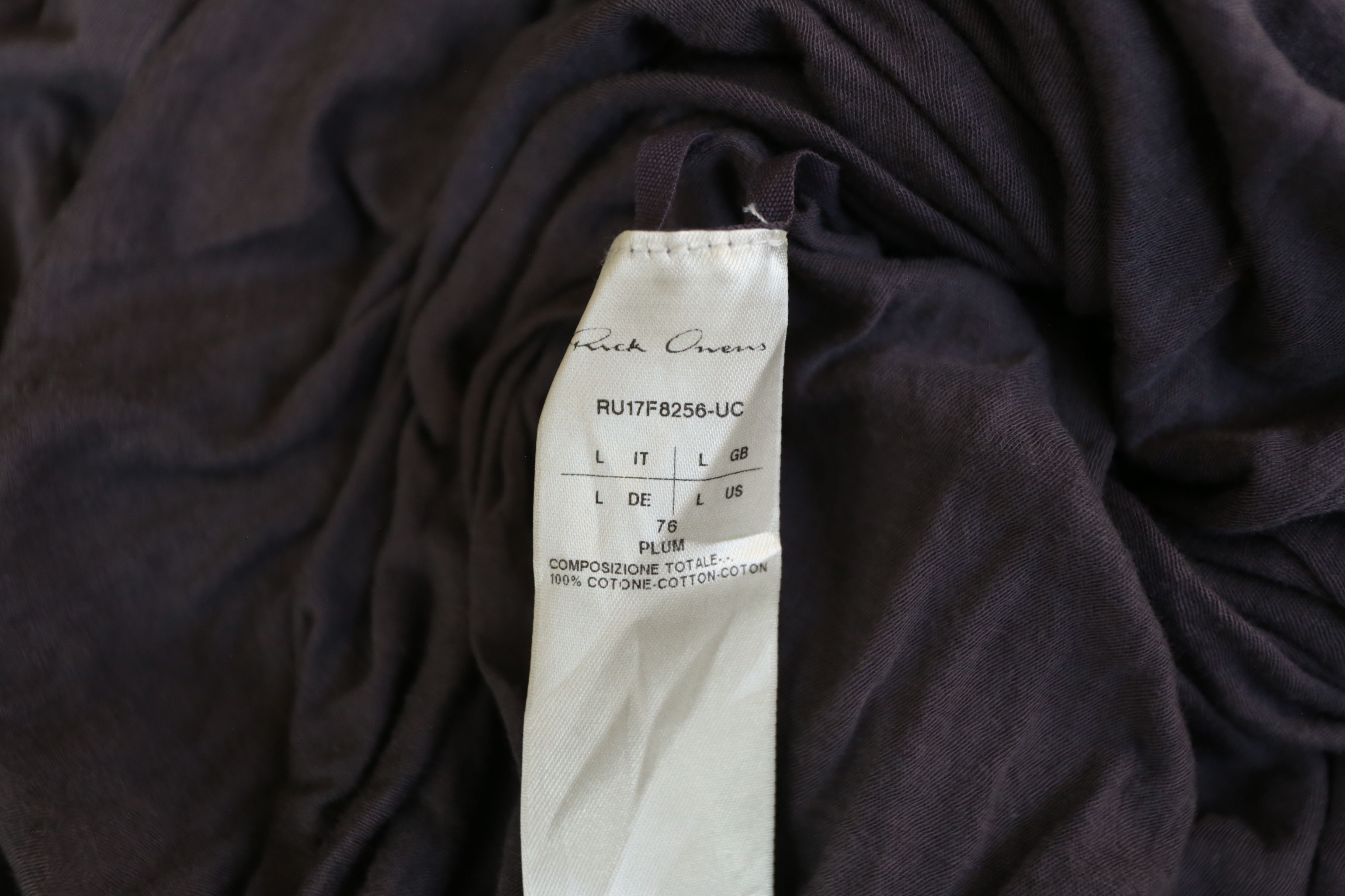 Rick Owens Rick Owens - F/W 17 - Gathered Stack Tee Size US L / EU 52-54 / 3 - 8 Thumbnail