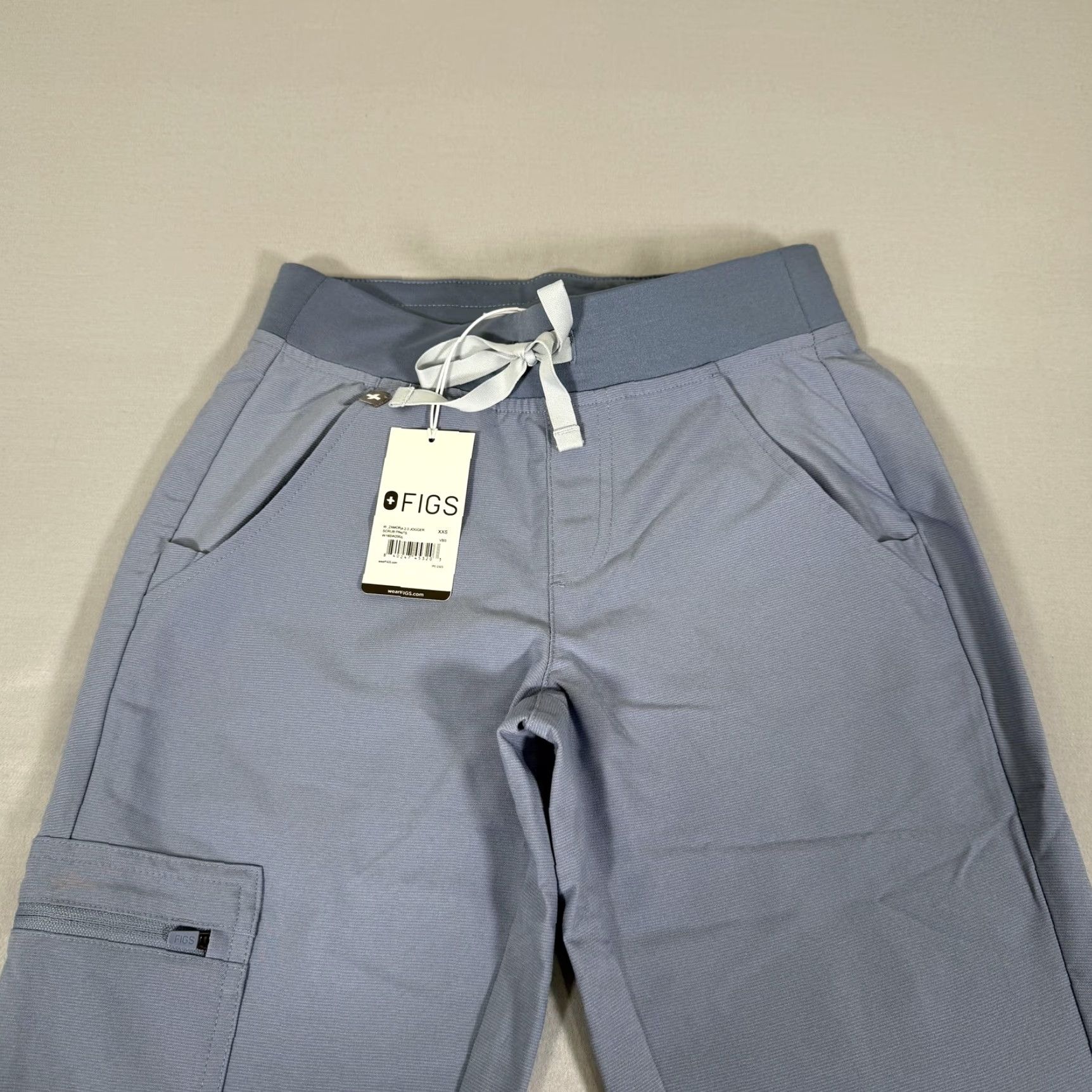 Vintage Figs Zamora 2.0 Jogger Pants Womens XXS Violet Shadow Scrubs Drawstring Blue Size 24" / US 00 / IT 34 - 2 Thumbnail