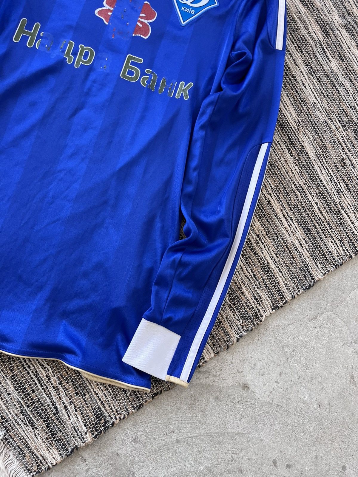 Adidas Vintage Adidas Dynamo Kyiv LongSleeve Jersey Blue 6 Football Size US S / EU 44-46 / 1 - 6 Thumbnail