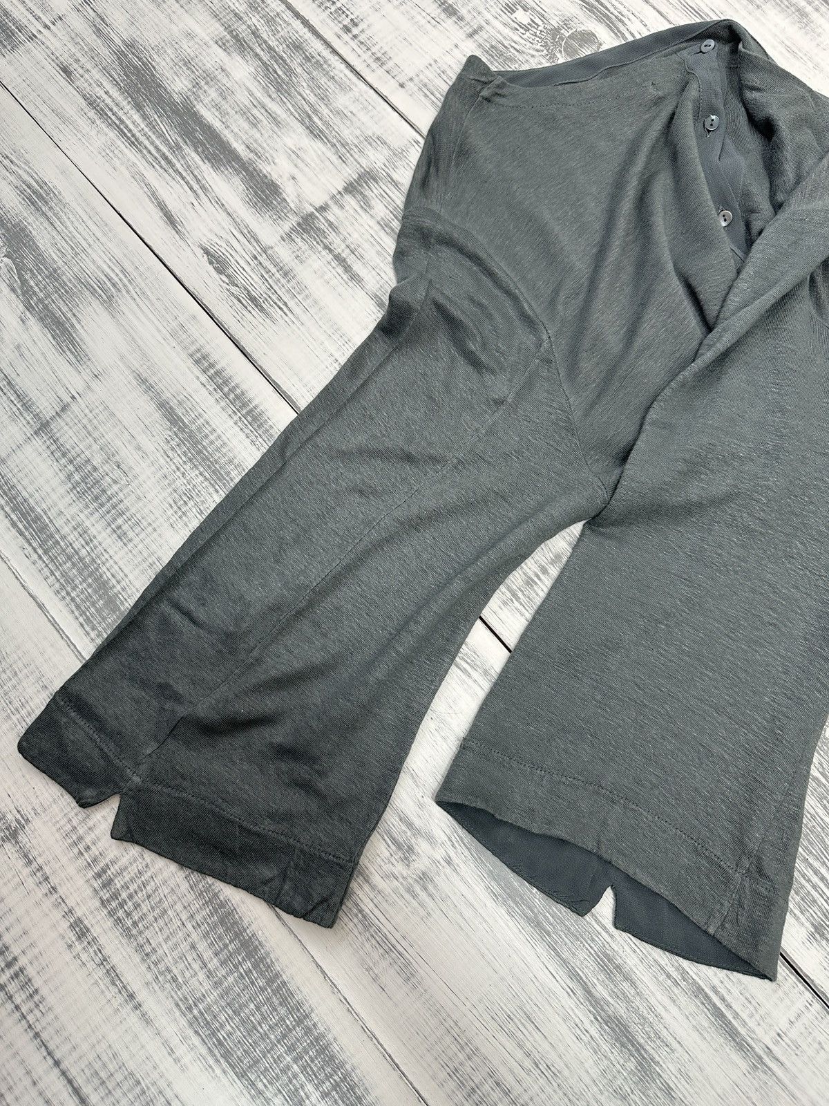 Transit TRANSIT PAR SUCH Linen Blend Gray Cardigan 3/4 Sleeve Top Size XL / US 12-14 / IT 48-50 - 9 Thumbnail