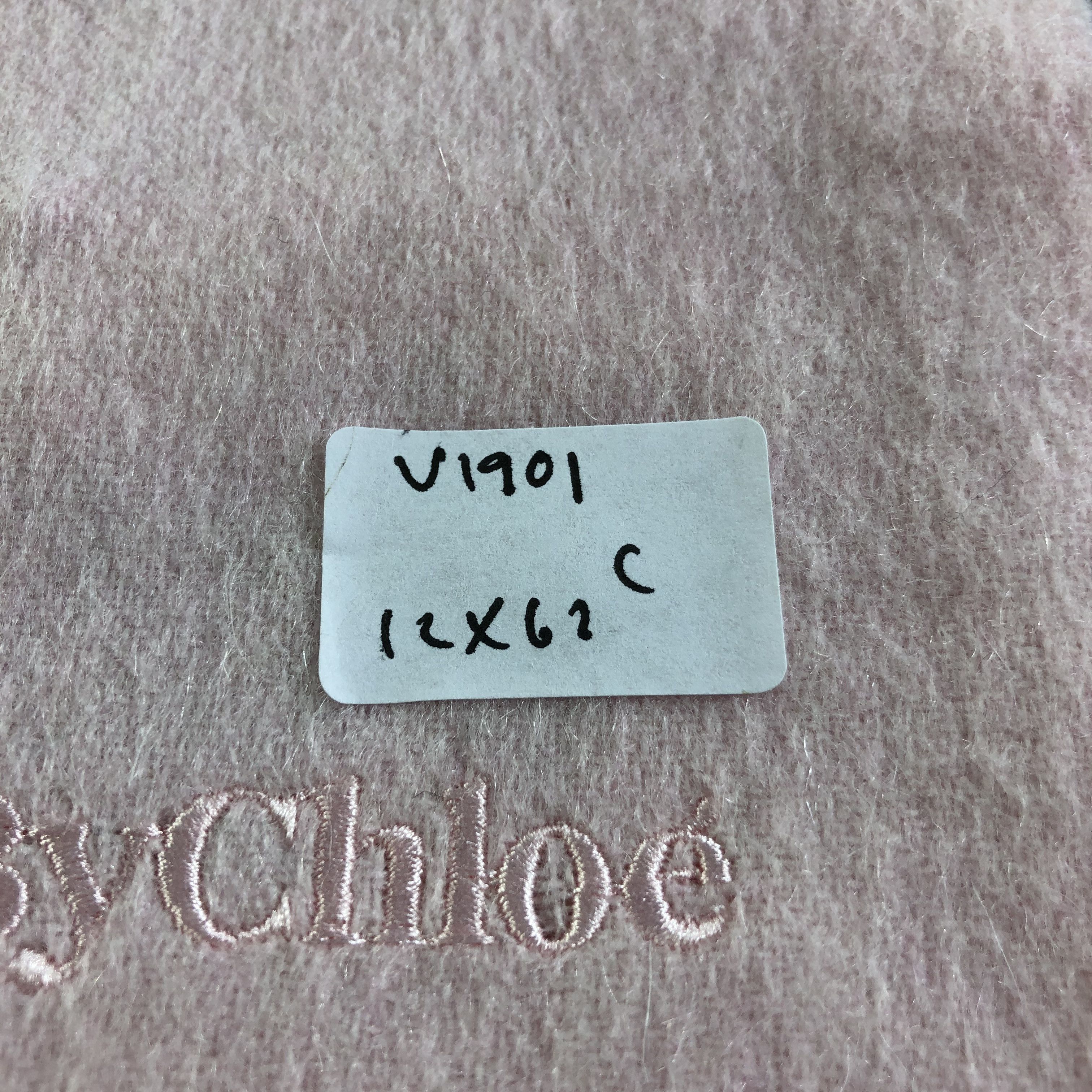 Vintage See by Chloe Cashmere Scarf Muffler V1901 Size ONE SIZE - 6 Thumbnail