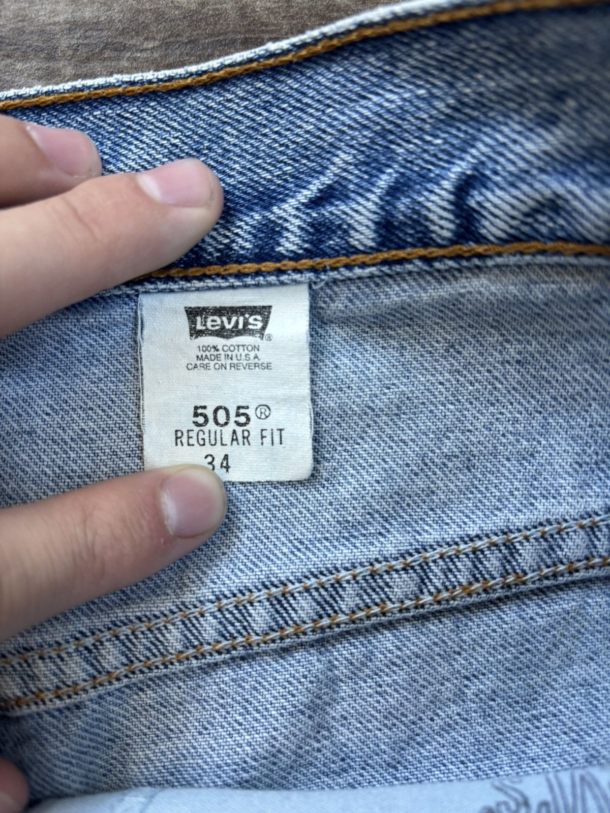 Levi's × Levi's Vintage Clothing × Vintage LIGHT WASH LEVI JORTS Size US 34 / EU 50 - 2 Thumbnail