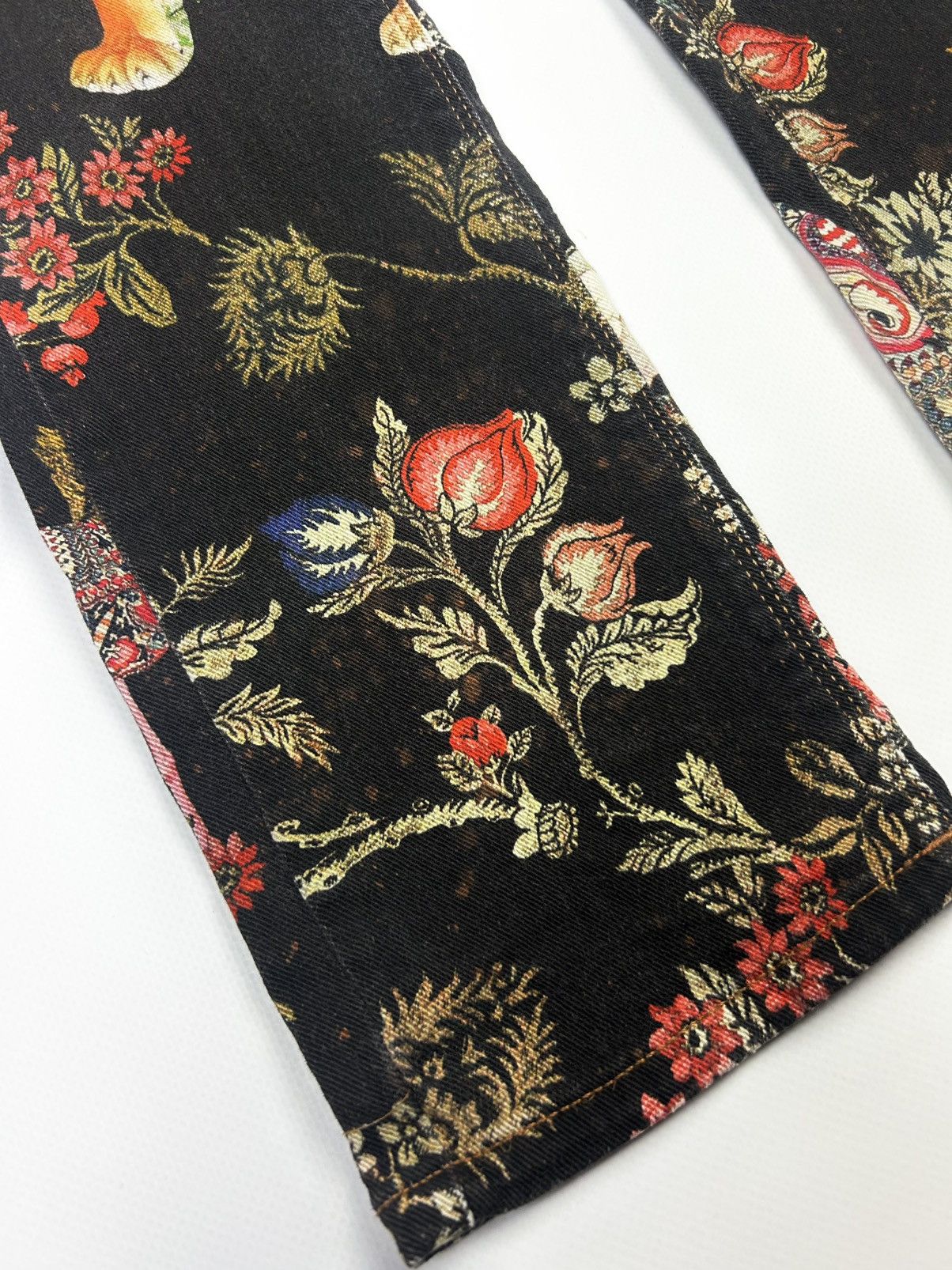 Etro ETRO Milano womens Tiger & Floral Print Pants Size 27" / US 4 / IT 40 - 14 Thumbnail