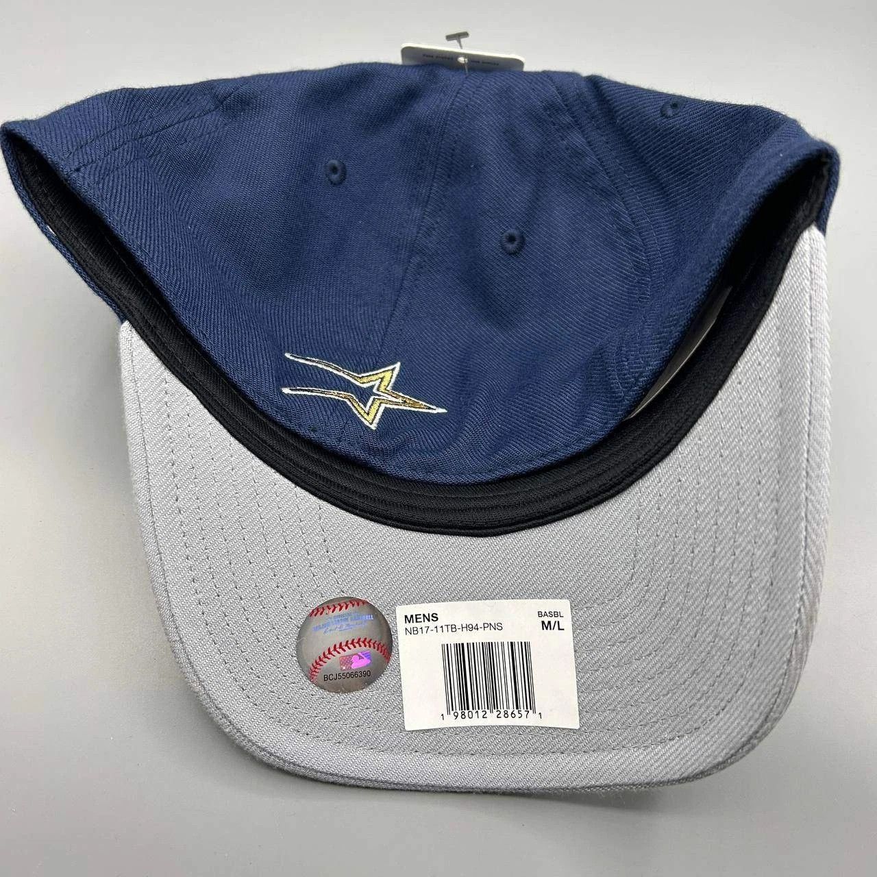 Nike Houston Astros x Nike Rise Flex Hat Men M-L Stretch Fitted Size ONE SIZE - 4 Thumbnail