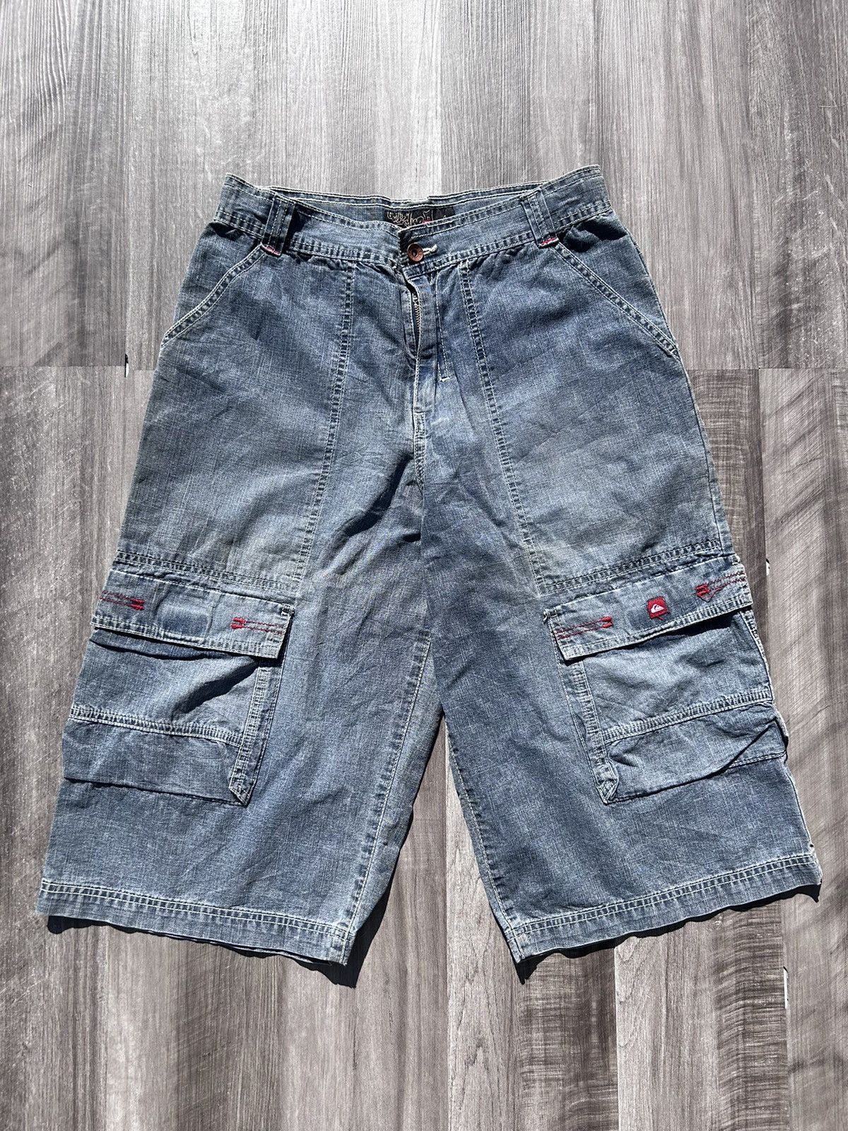 Designer × Quiksilver Quiksilver Baggy Jorts Size US 32 / EU 48 - 3 Thumbnail