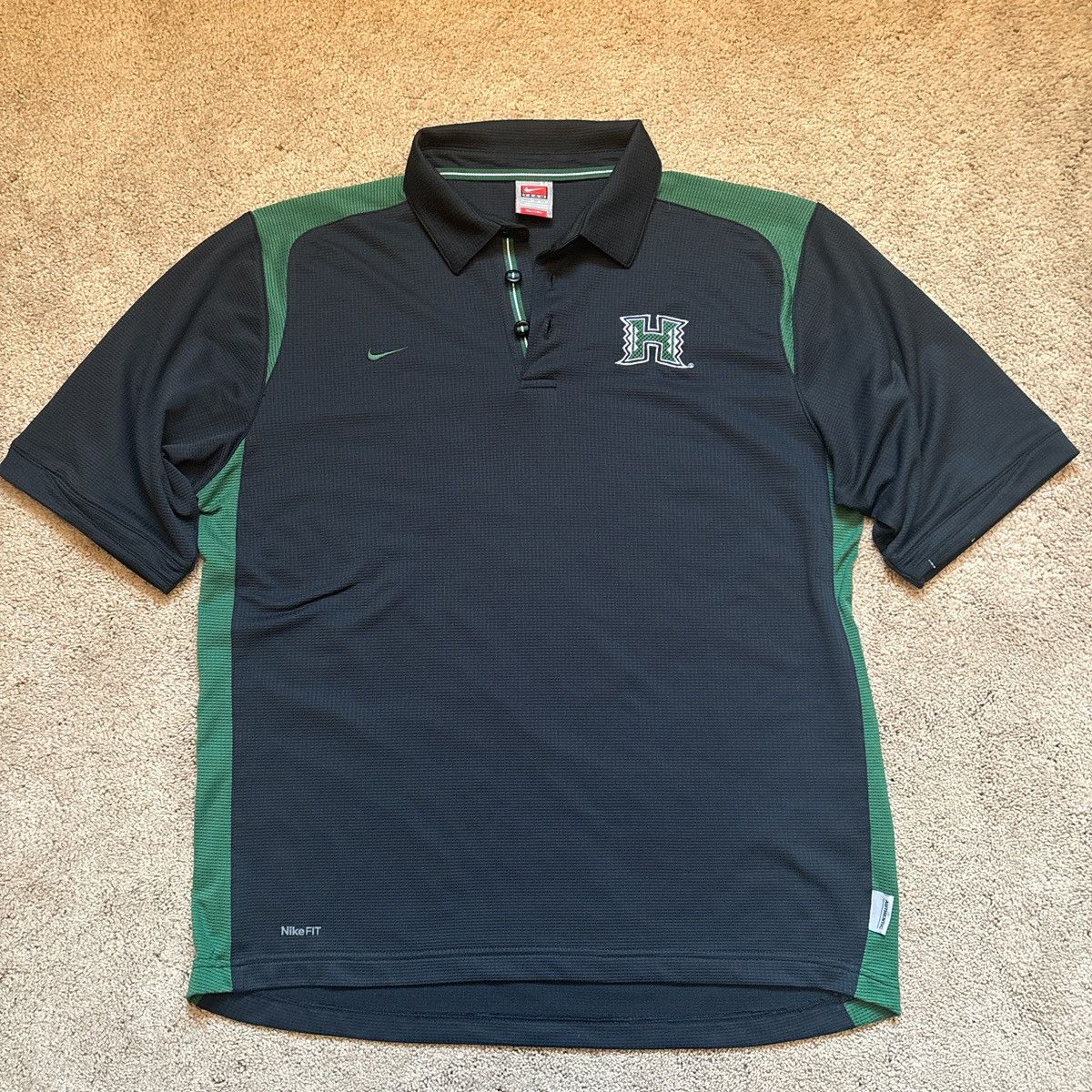 Nike 00’s Nike x University of Hawai‘i Dri-FIT Polo Shirt Size US M / EU 48-50 / 2 - 1 Thumbnail