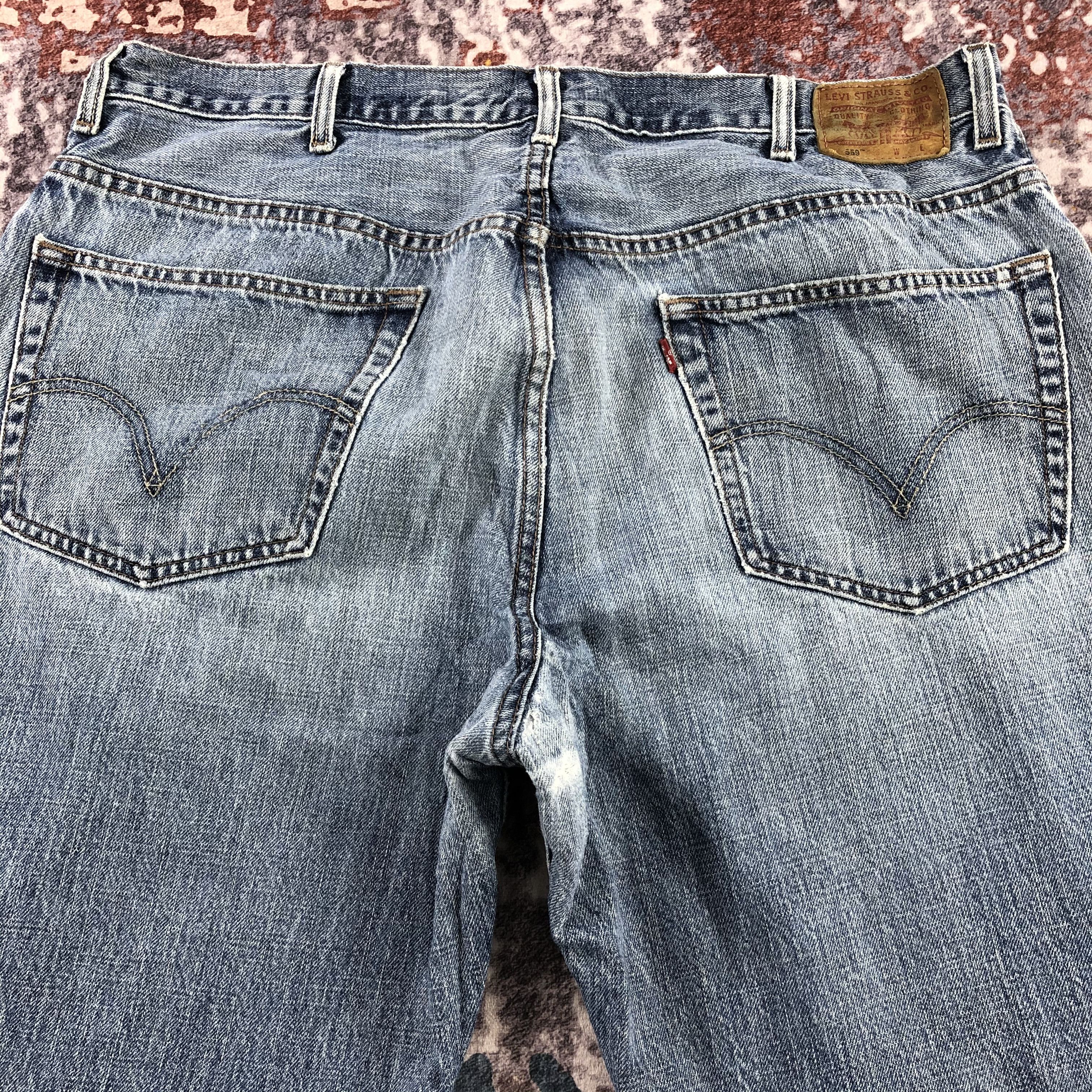 Levi's × Vintage Vintage 90s Blue Wash Levis 559 Jeans-JM2886 Size US 39 - 5 Thumbnail