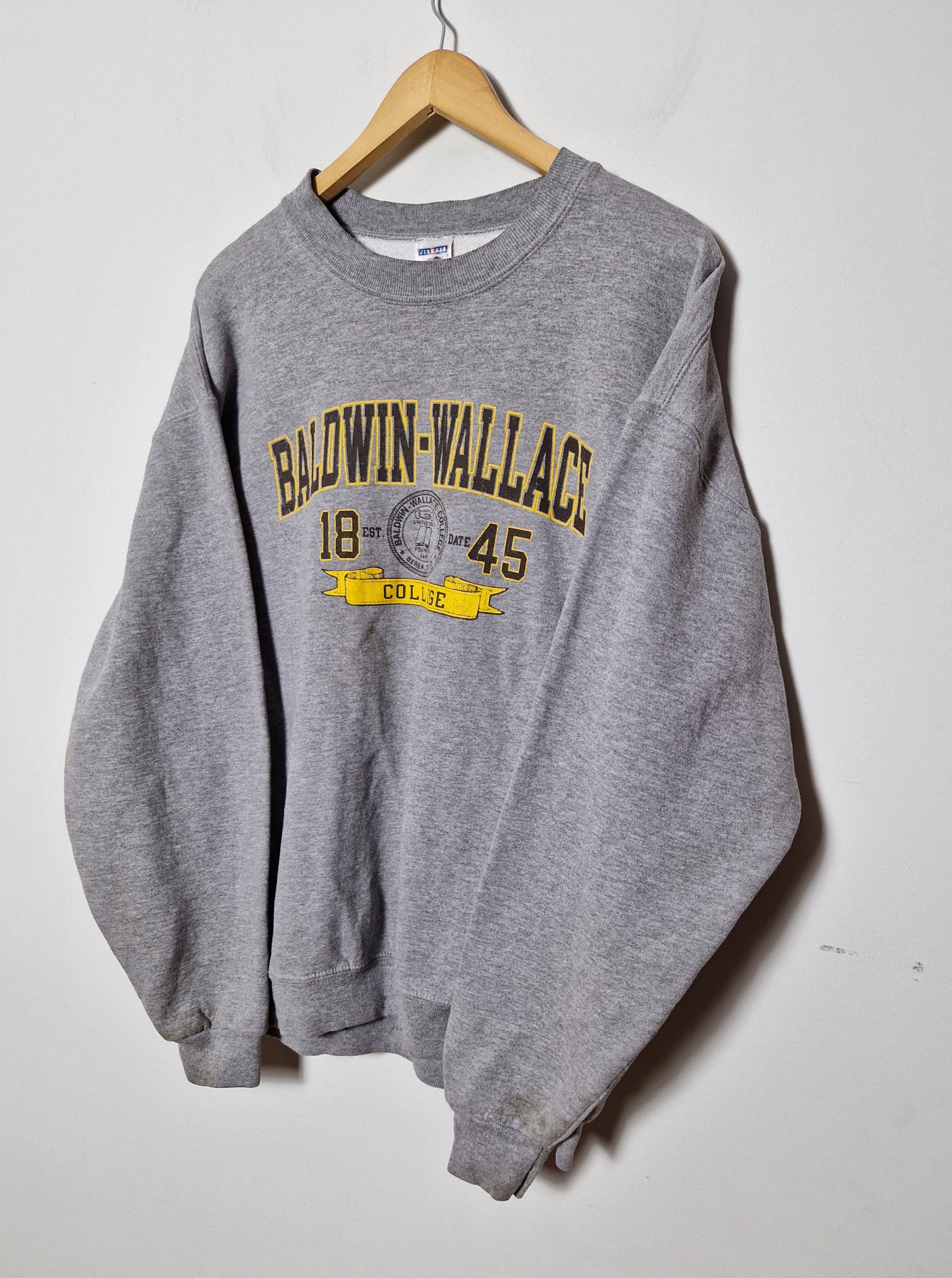 Vintage Baldwin - Wallace Berea Ohio vintage collage sweatshirt Size US XL / EU 56 / 4 - 2 Thumbnail