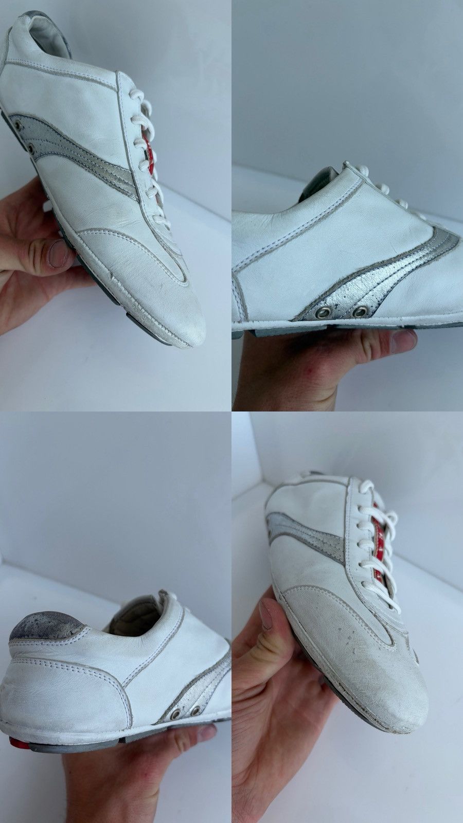 Prada 90S Prada Monte Carlo Driving Leather Sneakers Americas Cup Size US 7.5 / IT 37.5 - 17 Thumbnail