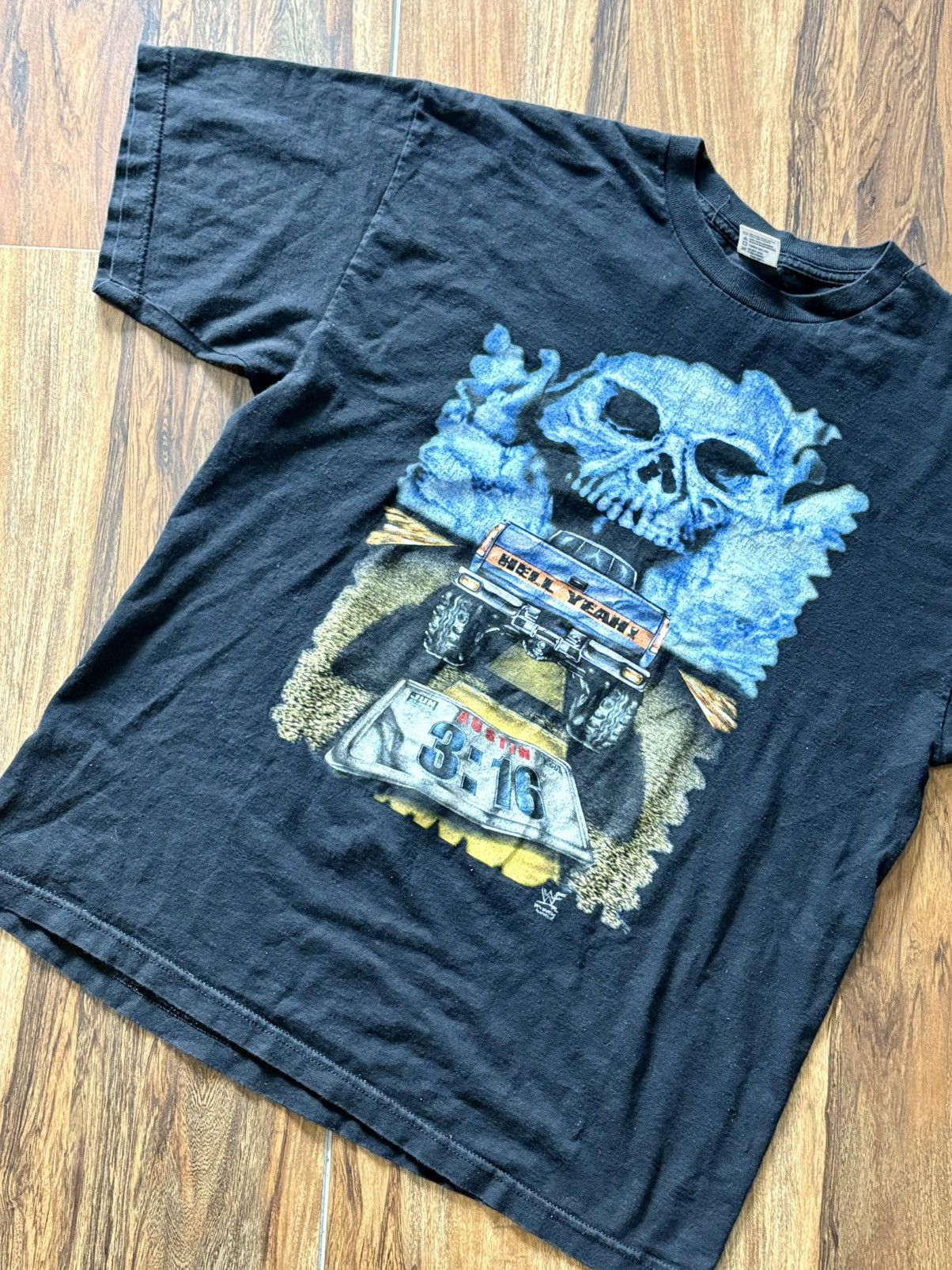 WWE Vintage 1998 Built Stone Cold Tough Austin 3:16 wrestling Size US XL / EU 56 / 4 - 9 Thumbnail
