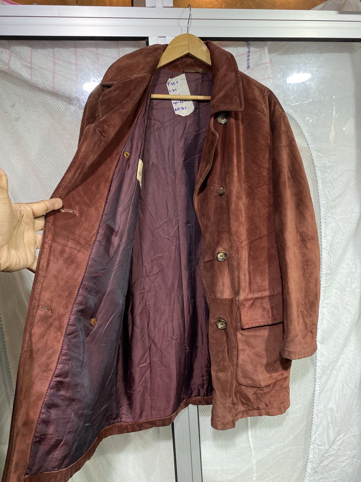 Japanese Brand Vintage 80s Lamatta Suede Jacket Size US L / EU 52-54 / 3 - 10 Thumbnail