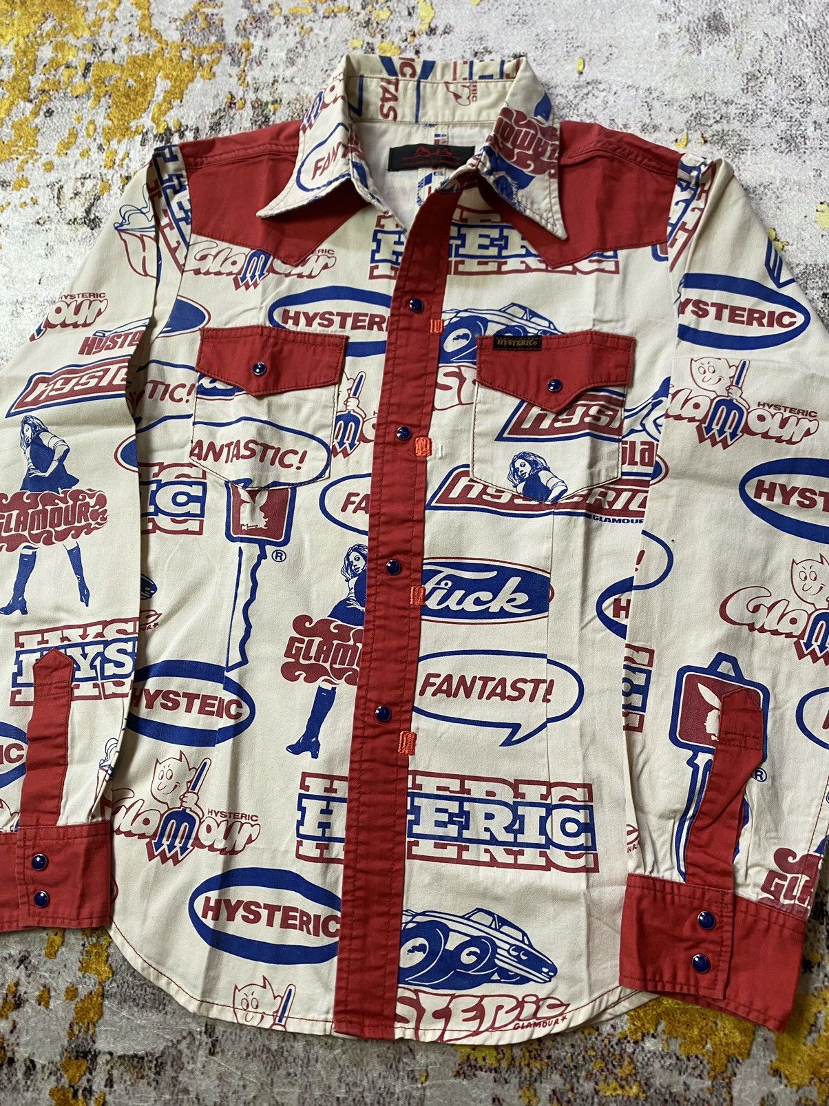 Hysteric Glamour × Japanese Brand Vintage Hysteric Glamour All over shirt Size US M / EU 48-50 / 2 - 3 Thumbnail