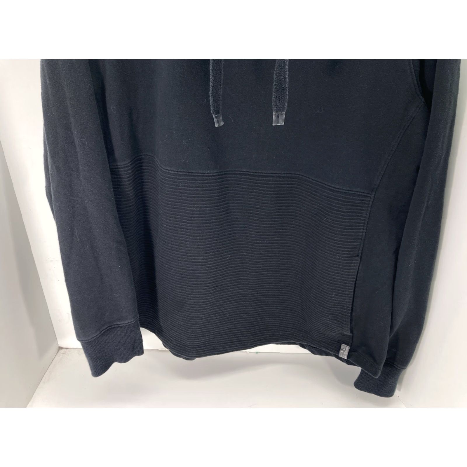 Vintage L.L. Bean Sweatshirt Men XL Solid Black Pullover Cowl Collar Cotton Blend Casual Size US XL / EU 56 / 4 - 3 Thumbnail