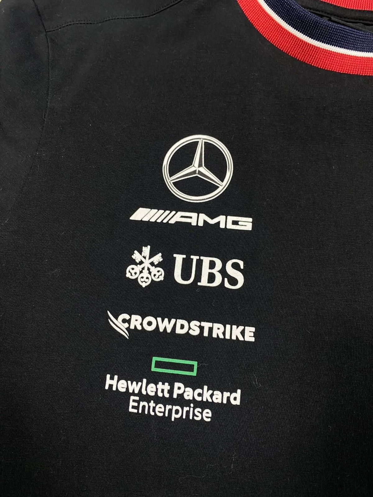 Mercedes-Benz Mercedes AMG Petronas F1 Team Mens Long Sleeve Driver Tee Size US XL / EU 56 / 4 - 5 Thumbnail