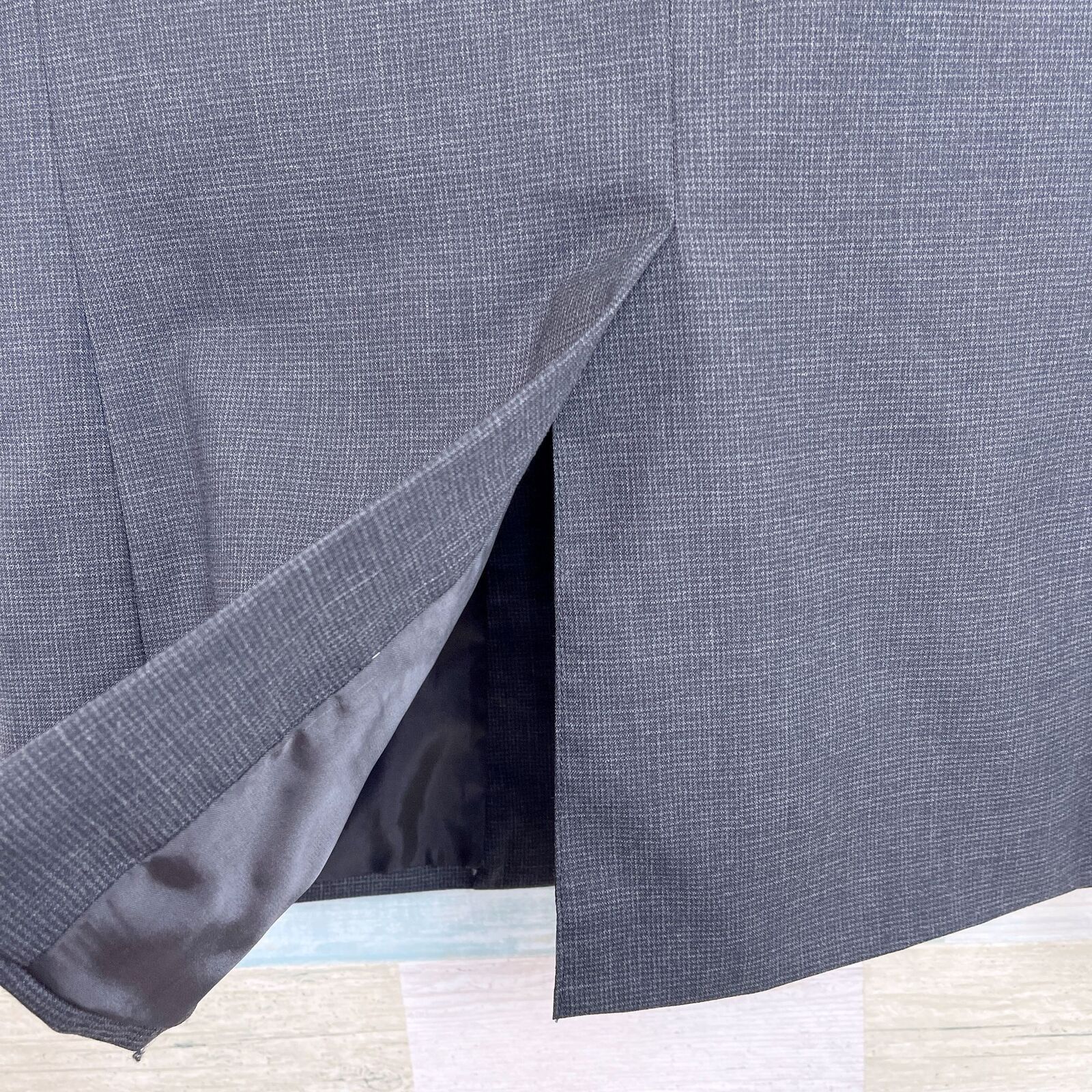 Jos. A. Bank Jos A Bank Wool 2 Piece Suit Dark Gray Two Button 40R 34x29 Size 40R - 8 Thumbnail