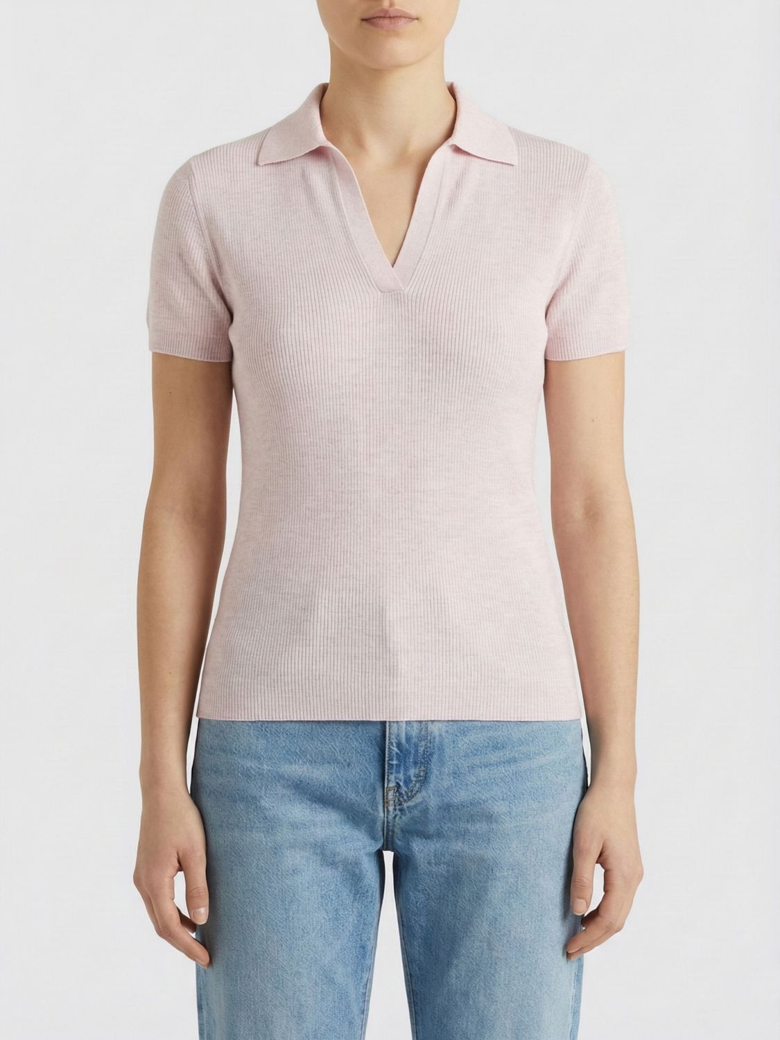 Max Mara Max Mara Polo Shirt Woman Pink Size M / US 6-8 / IT 42-44 - 1 Thumbnail