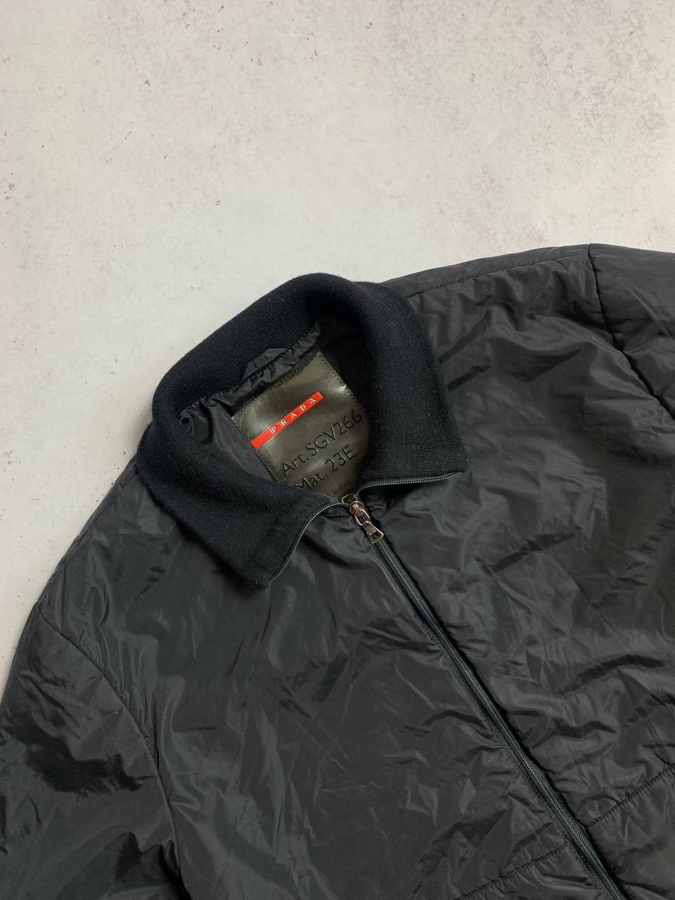Prada Vintage Prada Sport Red Tab Nylon Down Jacket M Size US L / EU 52-54 / 3 - 3 Thumbnail