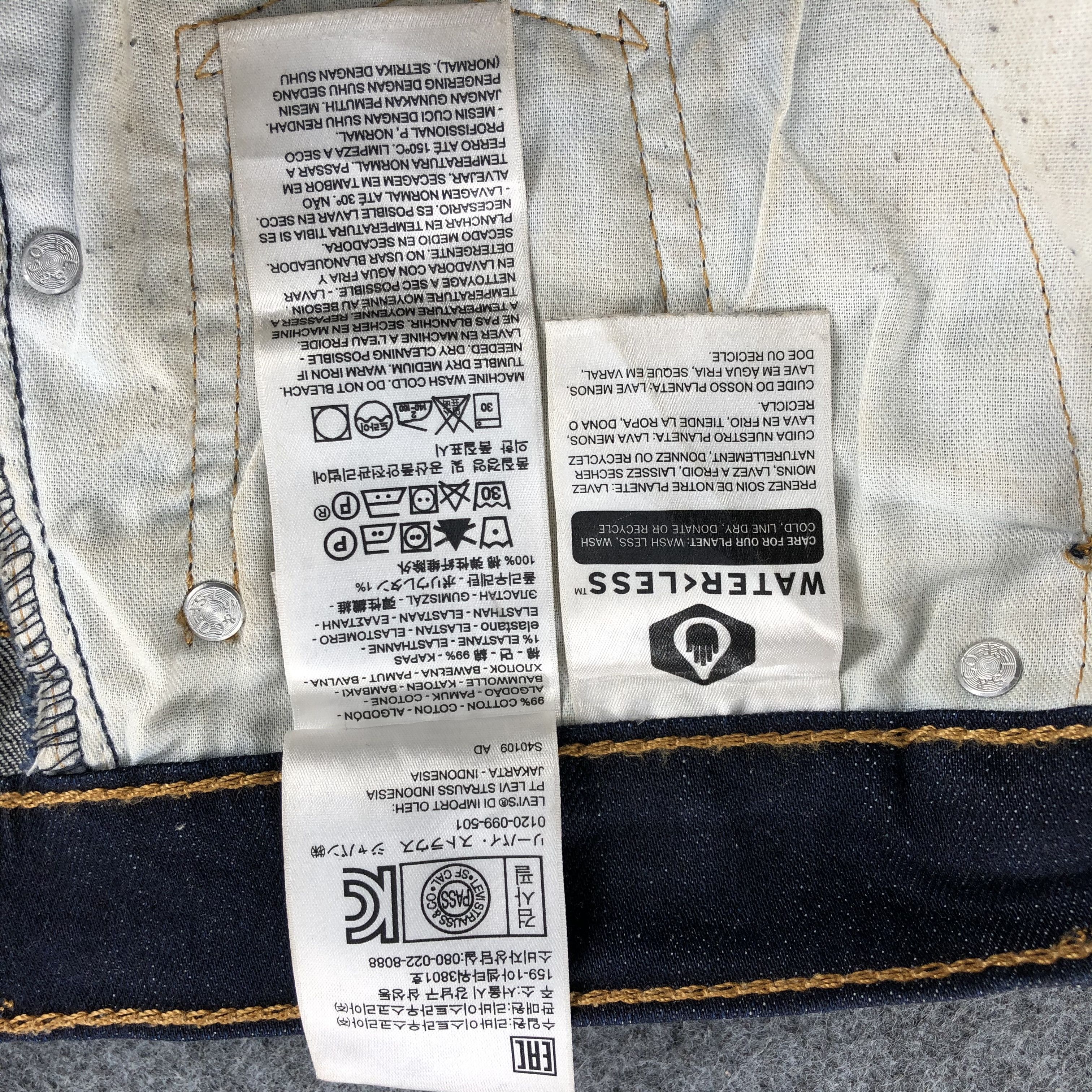 Levi's × Vintage Vintage Levis 502 Jeans-JM1408 Size US 35 - 9 Thumbnail