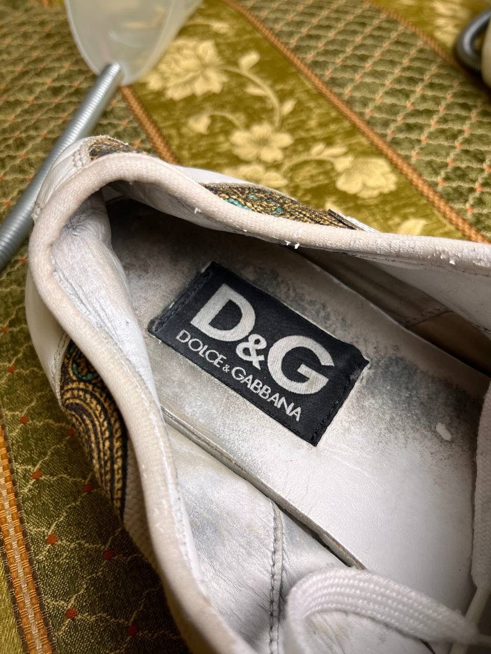 Designer Vintage Dolce&Gabbana Mouse Leather Sneakers 41 Size US 7.5 / EU 40-41 - 12 Thumbnail