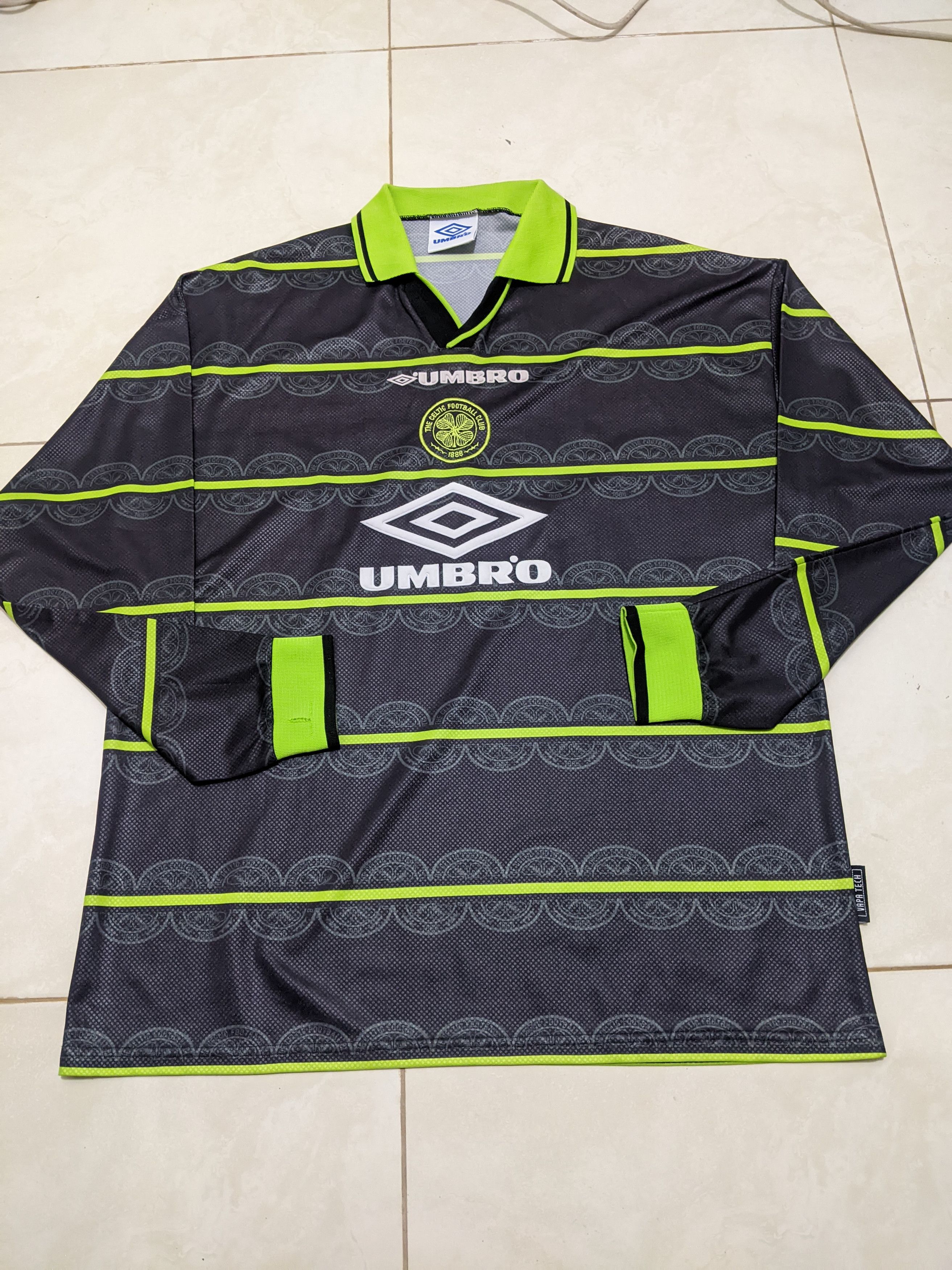 Umbro × Vintage Celtic 1998/99 Away Jersey #7 Larsson Umbro
