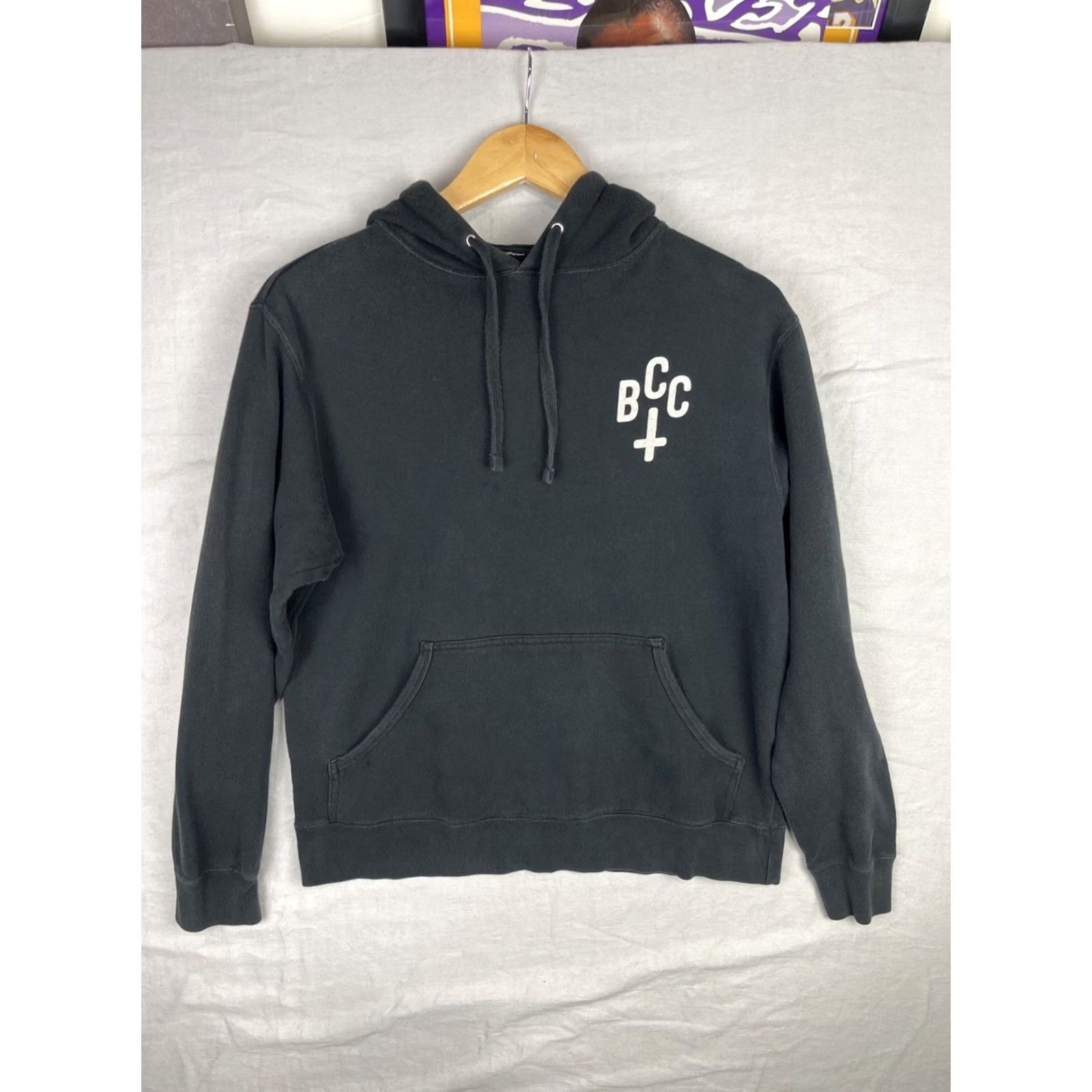 Vintage Black Craft Cult Hoodie Mens I Small Black Graphic Print Hooded Pockets, Regular Fit, Pullover, Fall Winter, Gothic, 90s Size US S / EU 44-46 / 1 - 2 Thumbnail