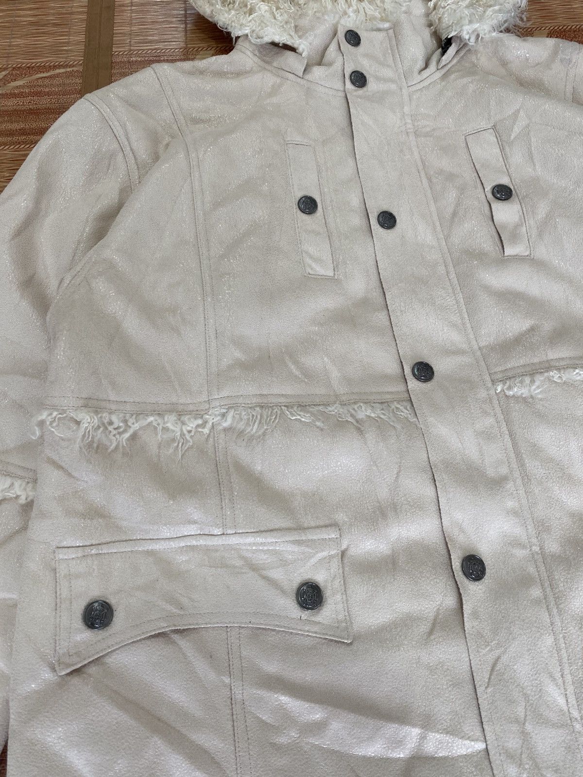 If Six Was Nine 💸BINDINGOFFER💸ATFM Faux Fur Jacket Suede Lgb Kmrii Styled Size US XL / EU 56 / 4 - 9 Thumbnail