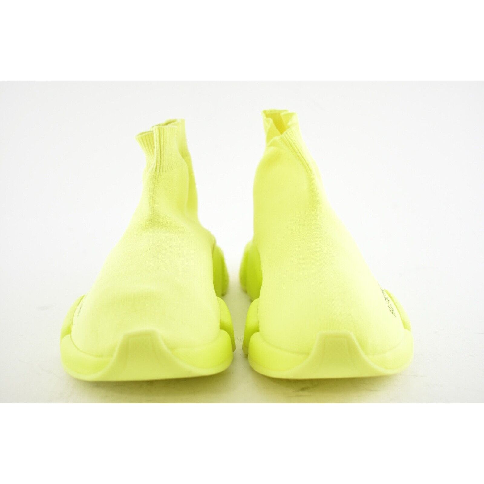 Balenciaga Speed 2.0 Sock Fluo Logo High Top Knit Trainer Sneaker 37 Size US 7 / IT 37 - 6 Thumbnail
