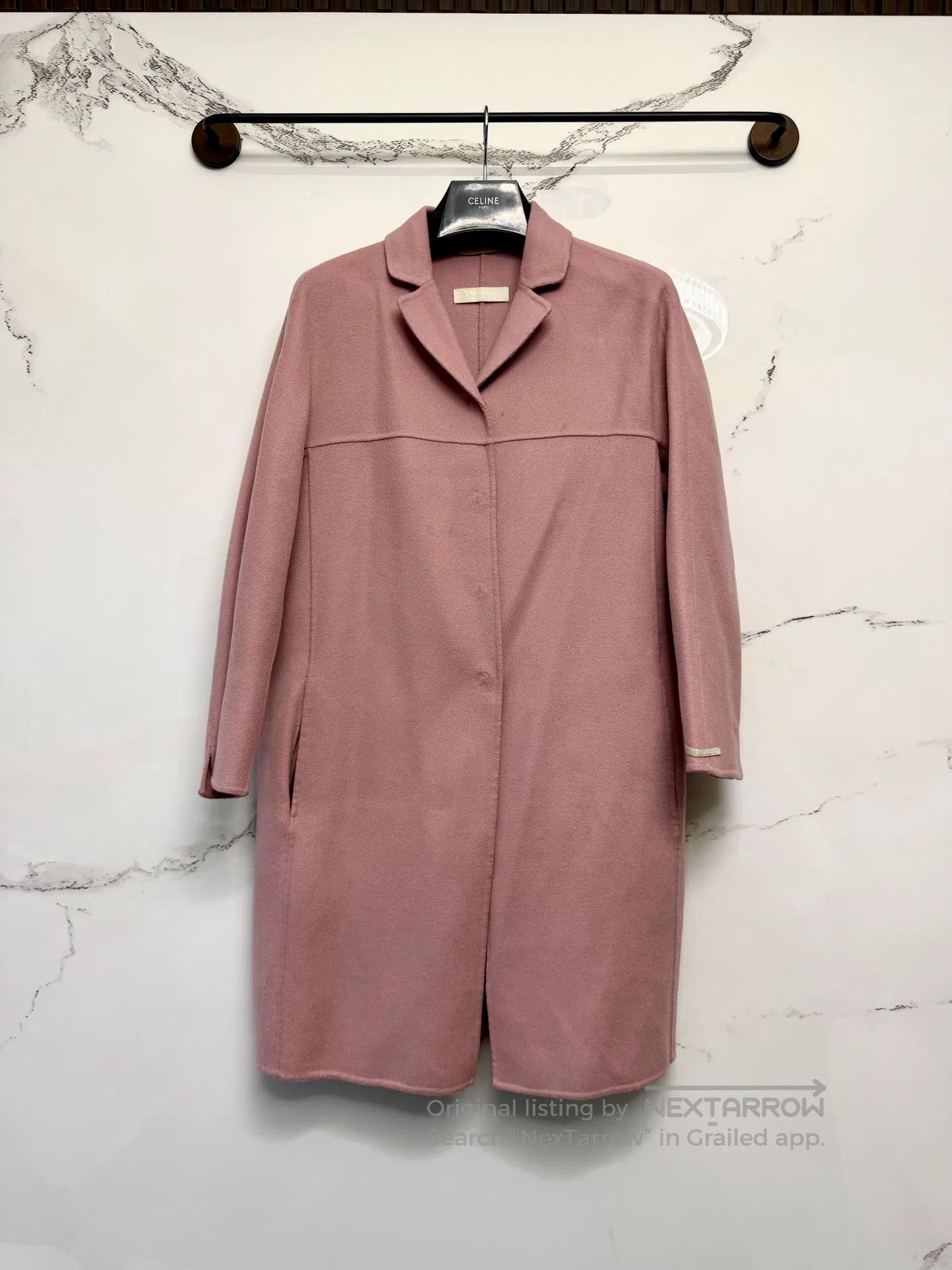Max Mara Max Mara Pink Overcoat| Size S / US 4 / IT 40 - 1 Thumbnail