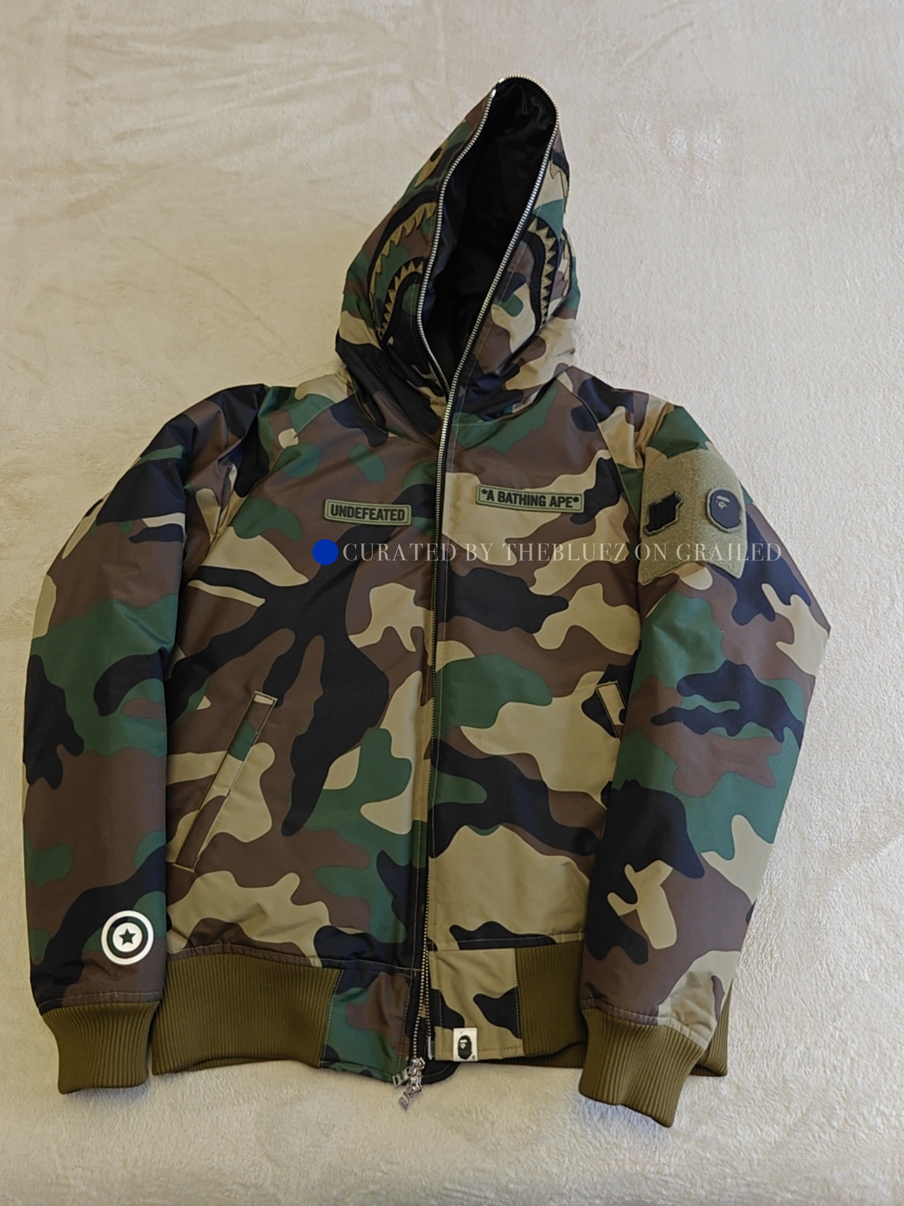 Bape Multi Camo Zip-Up Hooded Jacket S Size US S / EU 44-46 / 1 - 1 Preview