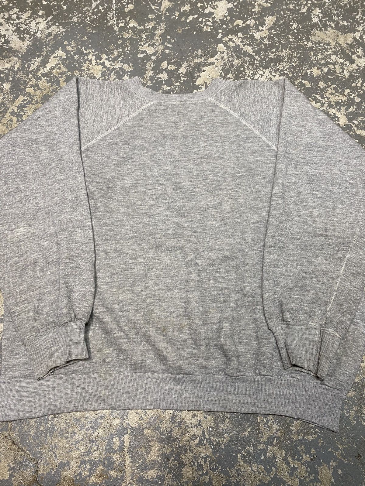 Vintage True Vintage Blank Grey 70s Crewneck Sweatshirt Size US M / EU 48-50 / 2 - 15 Thumbnail