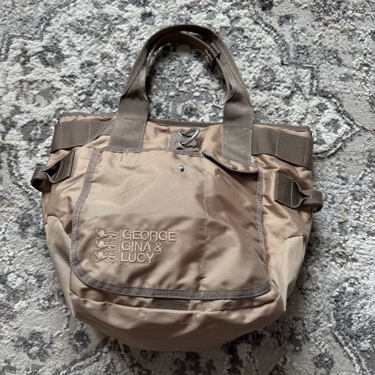 Japanese Brand George Gina & Lucy GGL Metallic Nylon Avantgarde Retro Bag Size ONE SIZE - 2 Thumbnail