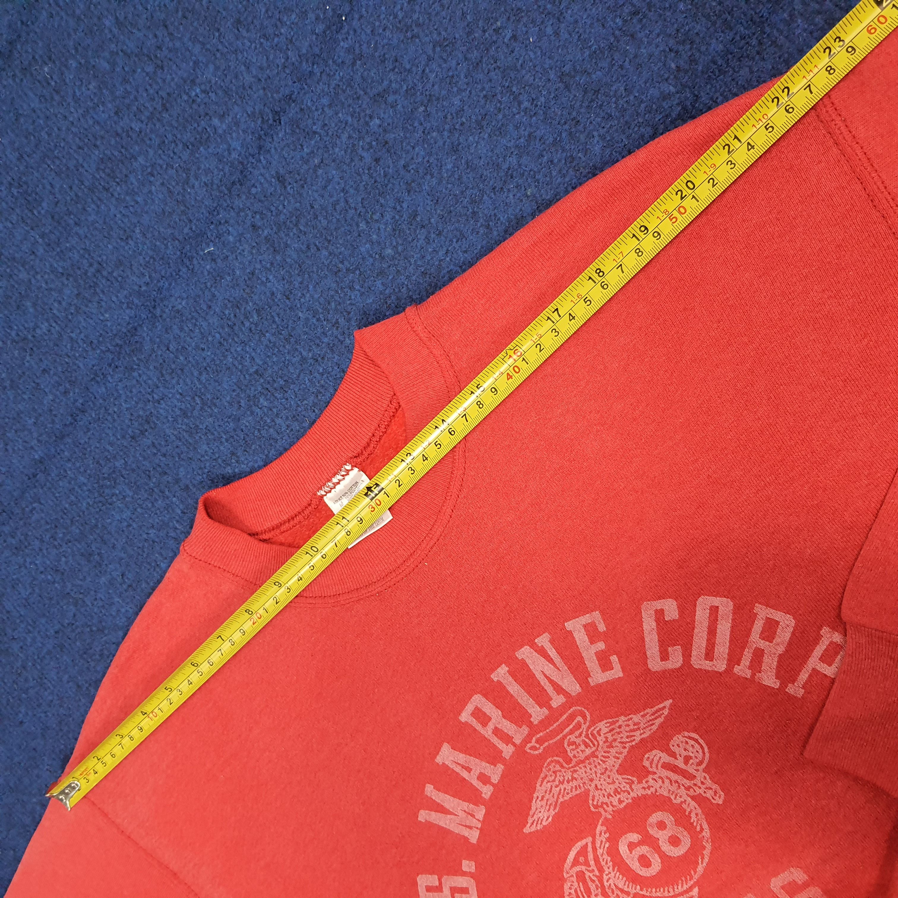 Fruit Of The Loom Vintage US Marine Corp Red Texas 68 USMC Military C278N29 Size US M / EU 48-50 / 2 - 8 Thumbnail