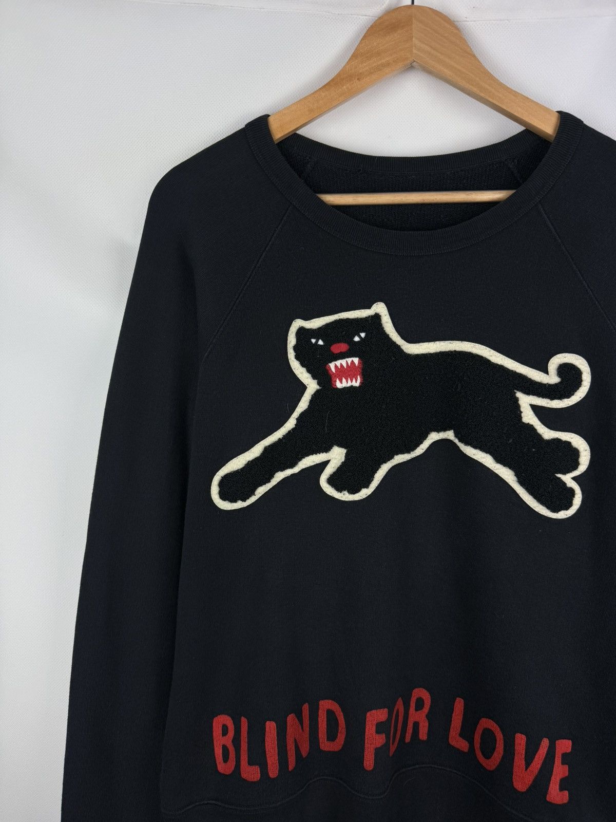 Gucci Gucci Unisex Blind For Love Panther Crew Sweatshirt Pullover Size US M / EU 48-50 / 2 - 4 Thumbnail