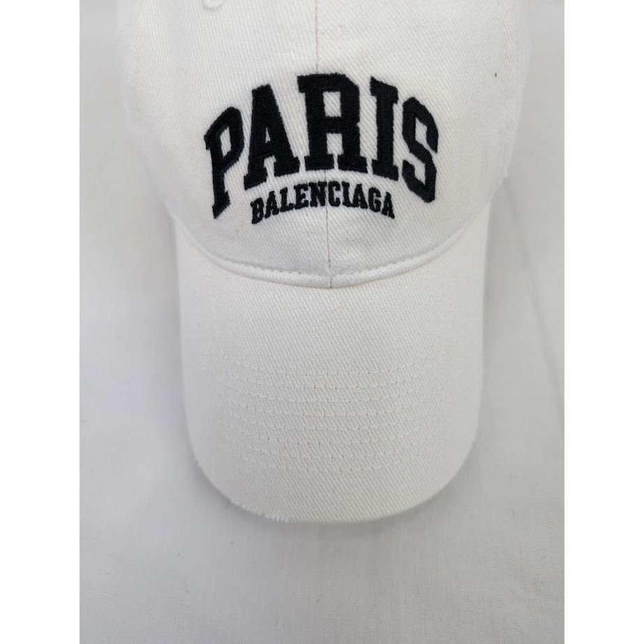 Balenciaga o1rshd1 Q:2 / Size: S / Hat / Cap in White Size ONE SIZE - 5 Thumbnail