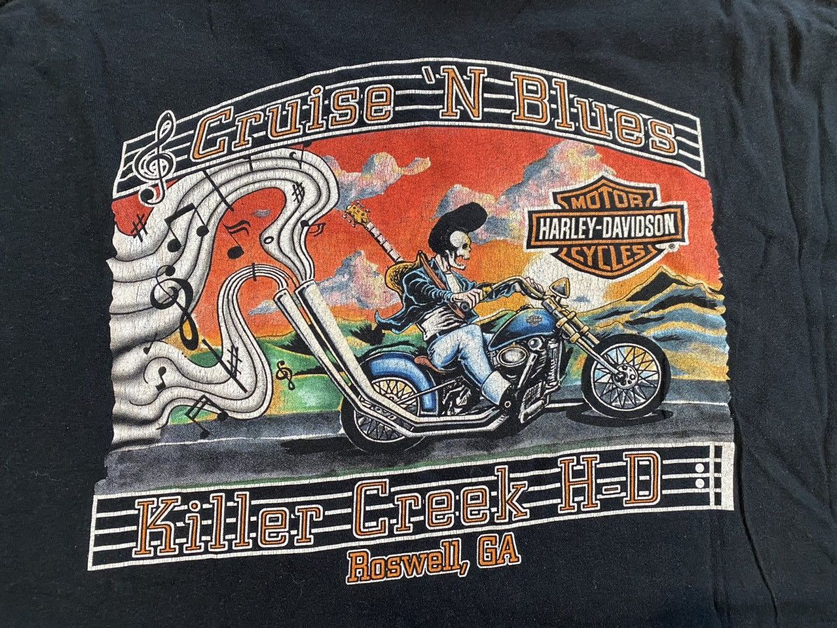 Band Tees × Harley Davidson × Vintage Harley 3xl killer creek GA Size US XXL / EU 58 / 5 - 2 Thumbnail