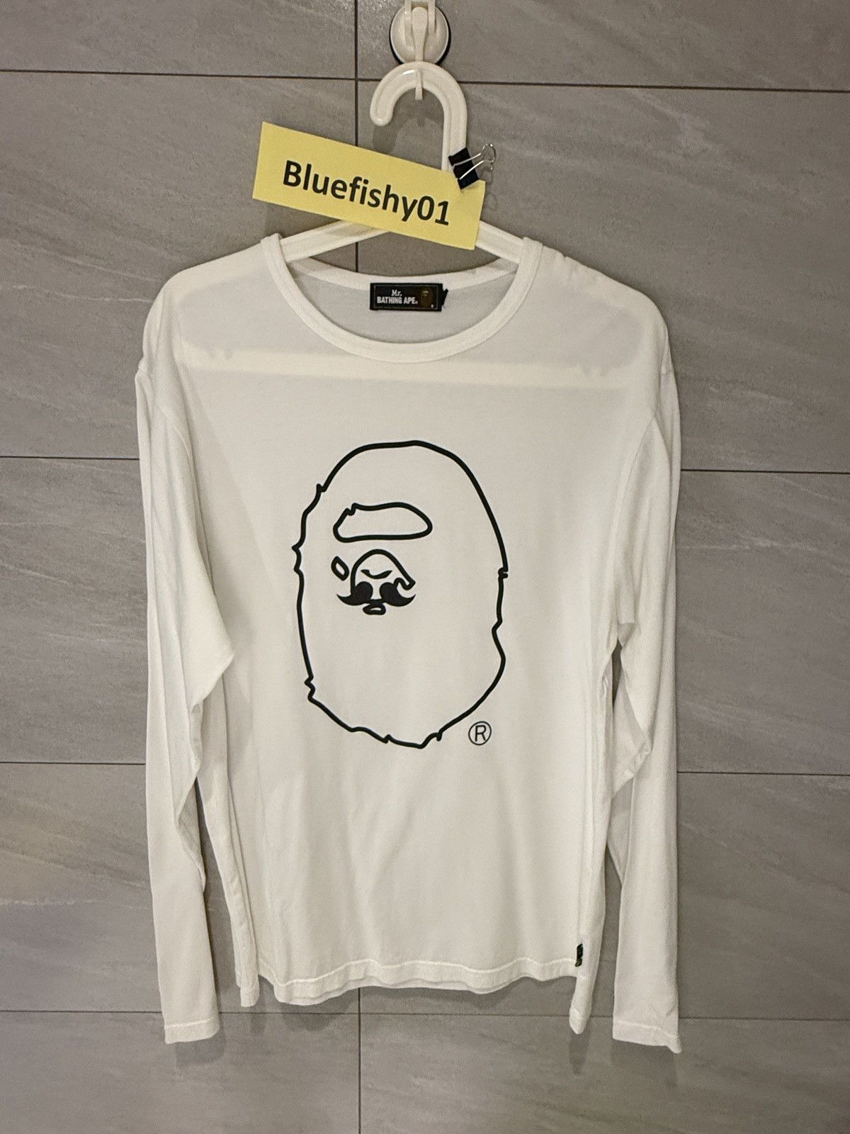 Bape Mr Bathing Ape Long Sleeve Shirt (Japan only) Size US L / EU 52-54 / 3 - 1 Thumbnail