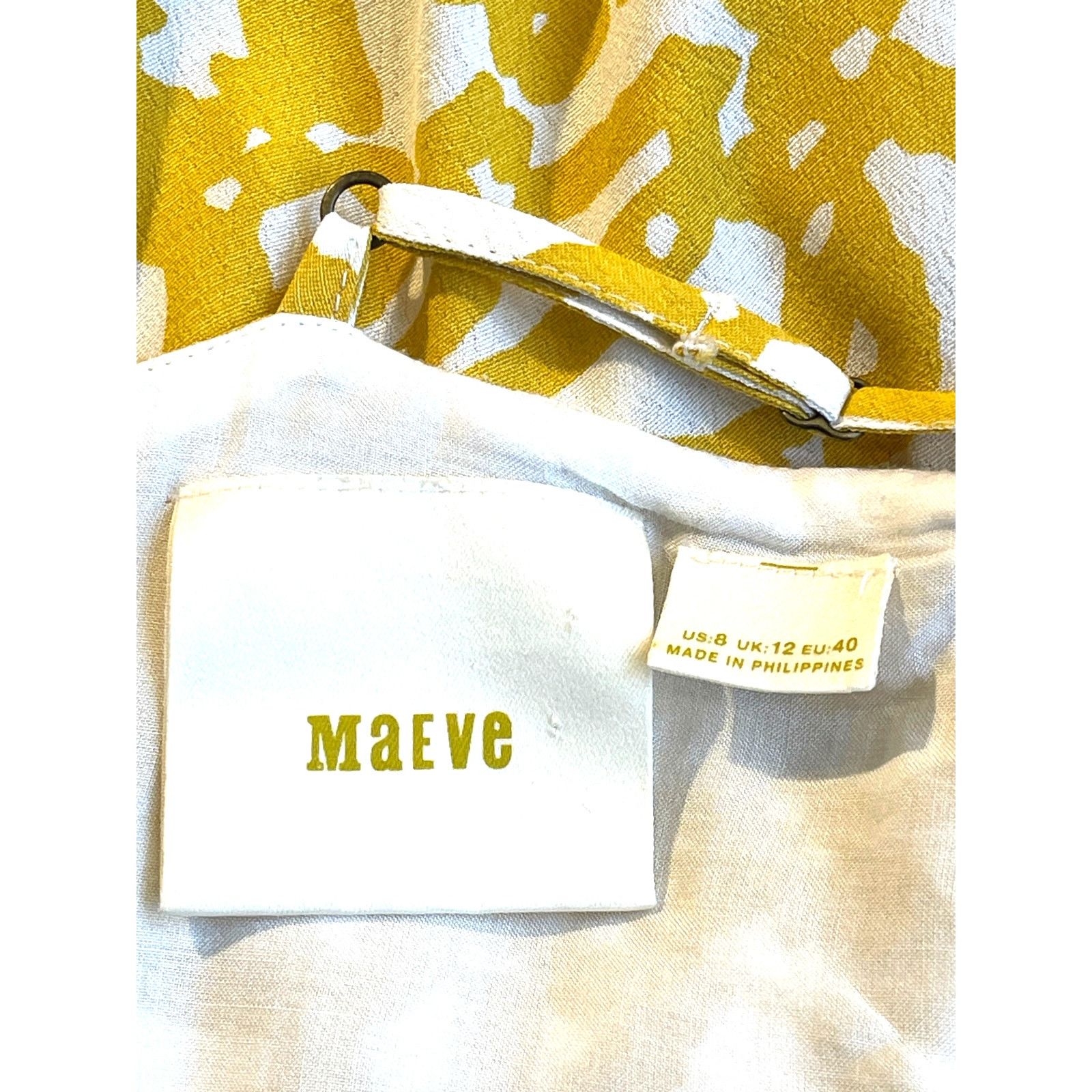 Anthropologie Anthropologie Maeve Brittany Jumpsuit in Sunshine Size 8 Size 30" / US 8 / IT 44 - 6 Thumbnail