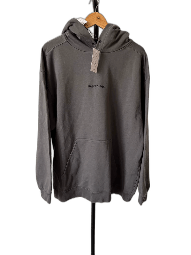 Balenciaga Balenciaga Logo Long Sleeve Hoodie-2506 Size US L / EU 52-54 / 3 - 1 Thumbnail