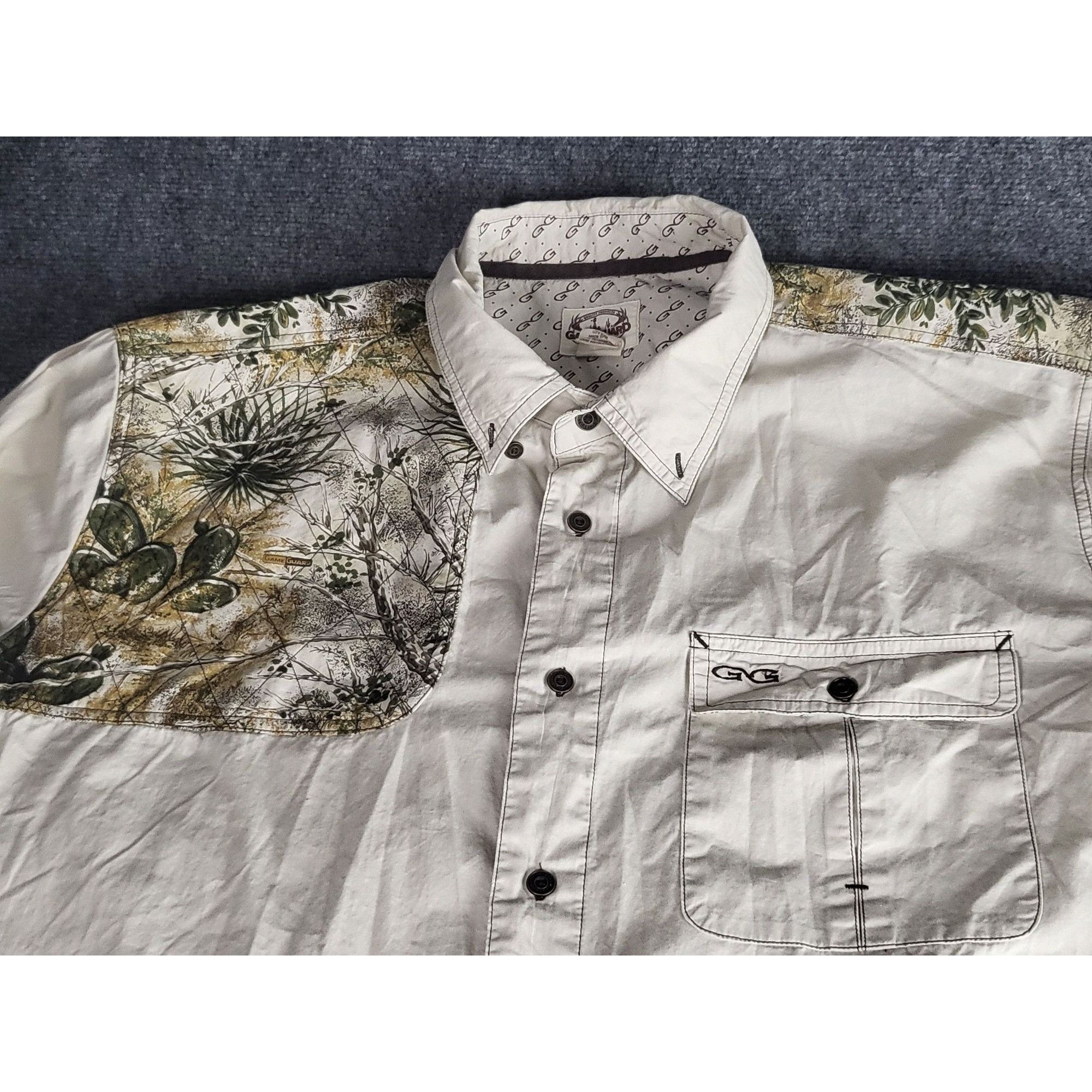 Other Game Guard Outdoors Button Down Shooting Shirt Men Sz XXL Br Size US XXL / EU 58 / 5 - 5 Thumbnail