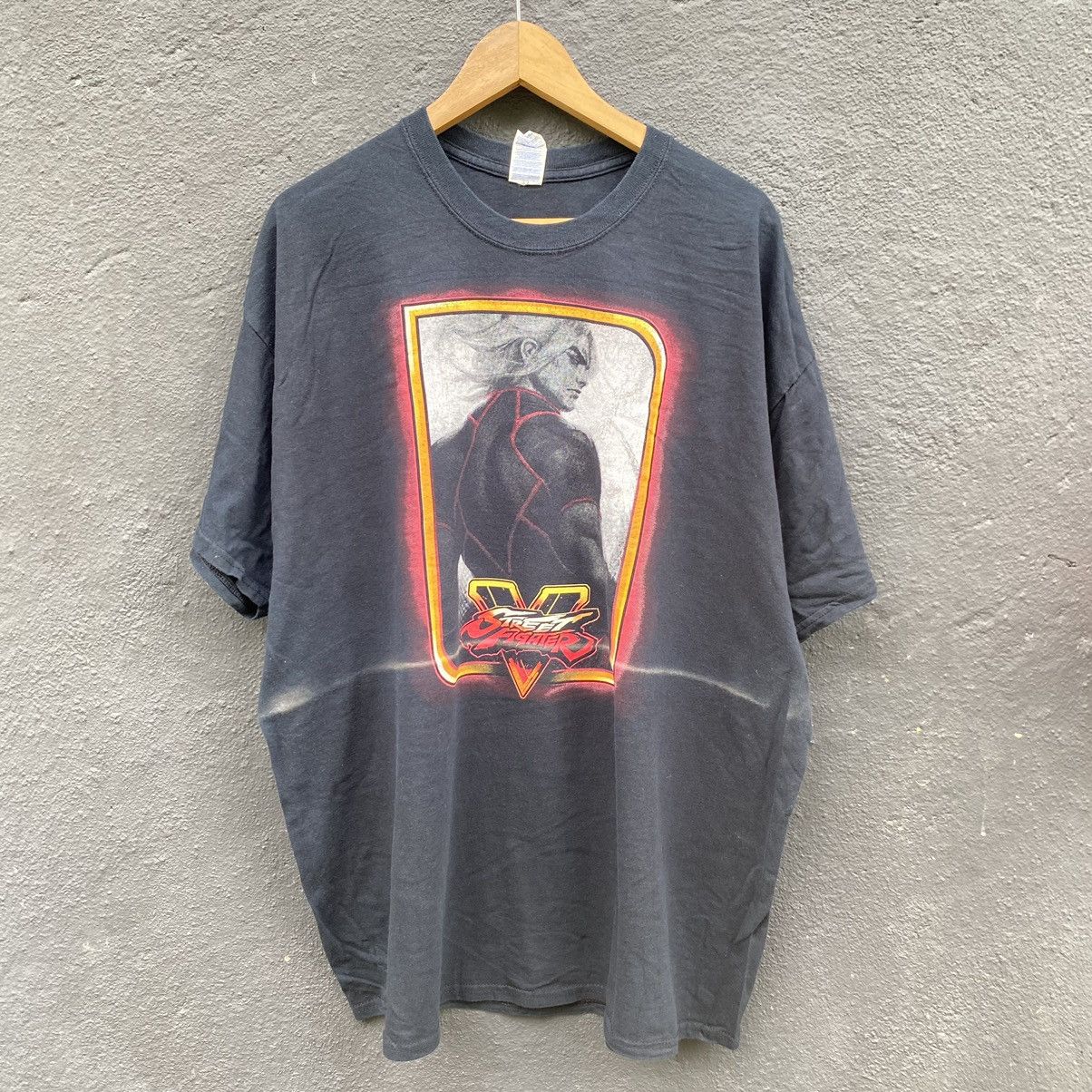 Vintage Thrashed Faded Vintage Y2K Street Fighter ERD GRUNGE TEE Size US XXL / EU 58 / 5 - 1 Thumbnail