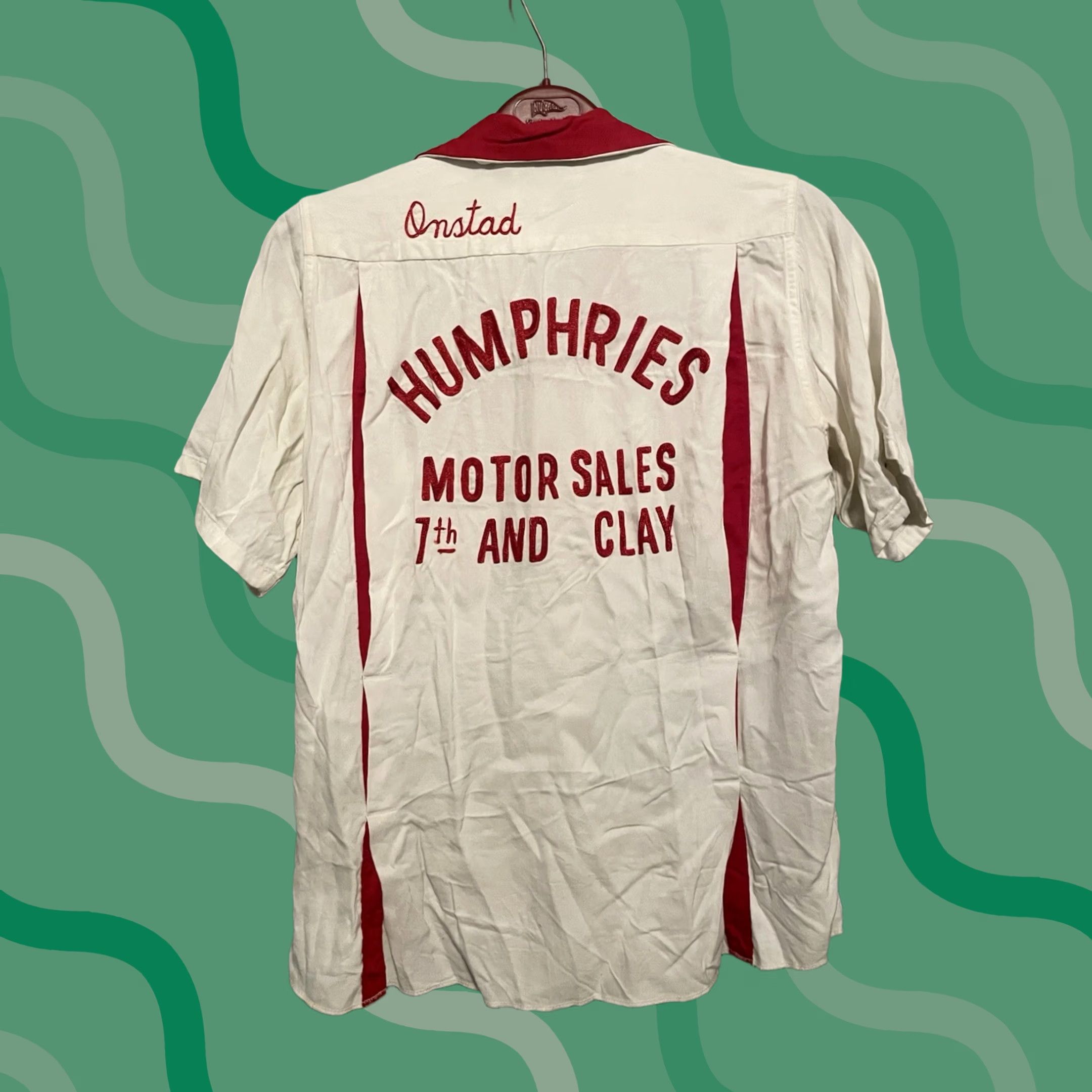 Vintage VINTAGE King Louie Bowling Shirt Mens M White 60s 70s Rockabilly Polycotton Humphries Motorsales A508 Size US M / EU 48-50 / 2 - 1 Thumbnail
