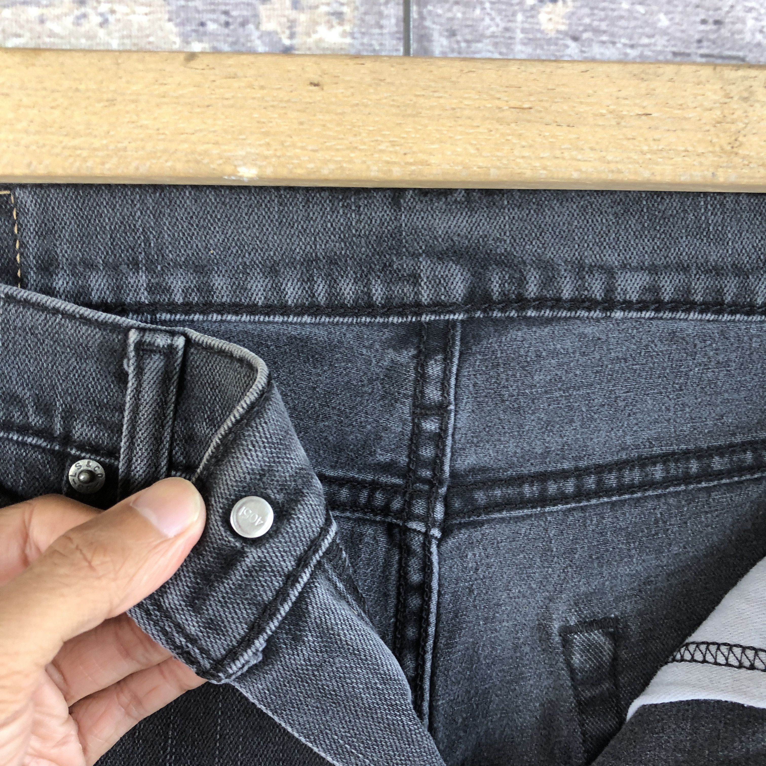 Levi's Vintage Y2K Dirty Levis Jeans Levi's Super Faded Black Denim Size US 32 / EU 48 - 8 Thumbnail