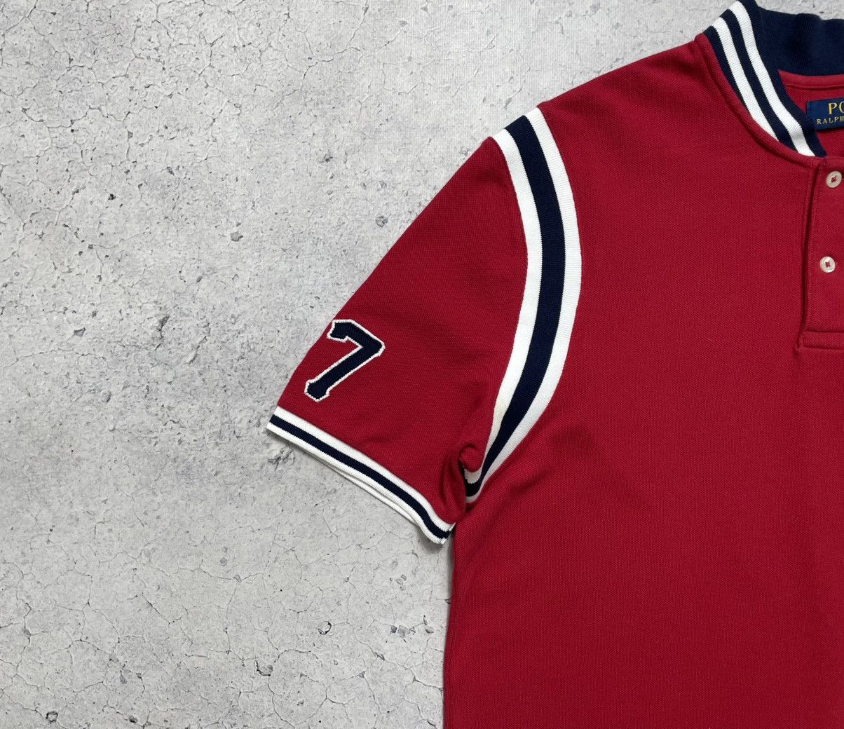 Polo Ralph Lauren Polo Ralph Lauren Button T-Shirt #67 Red Size US S / EU 44-46 / 1 - 4 Thumbnail