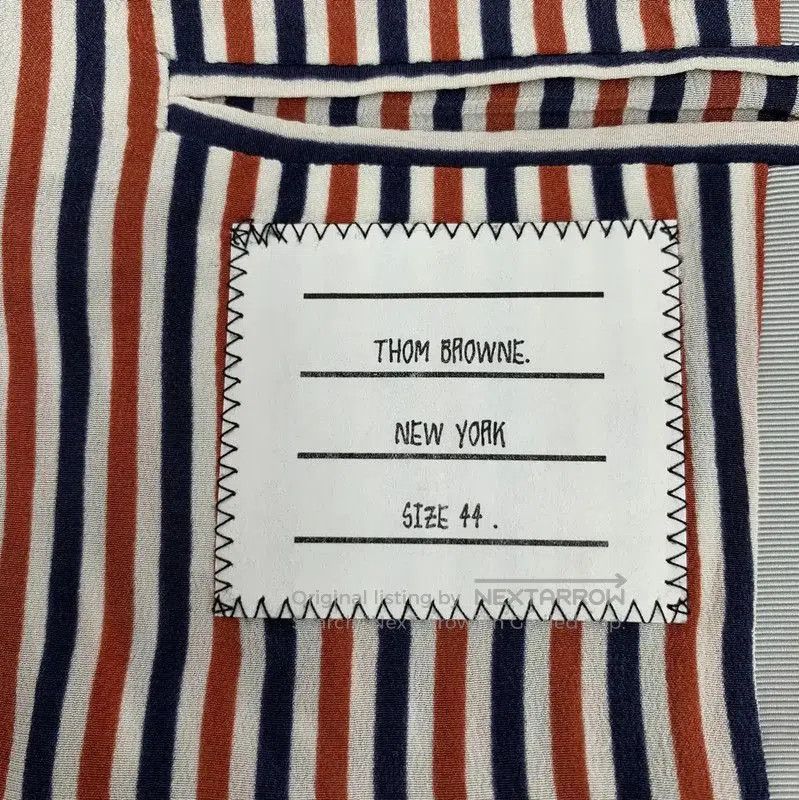 Thom Browne Thom Browne Striped Cotton Women's Jacket . Size L / US 10 / IT 46 - 5 Thumbnail