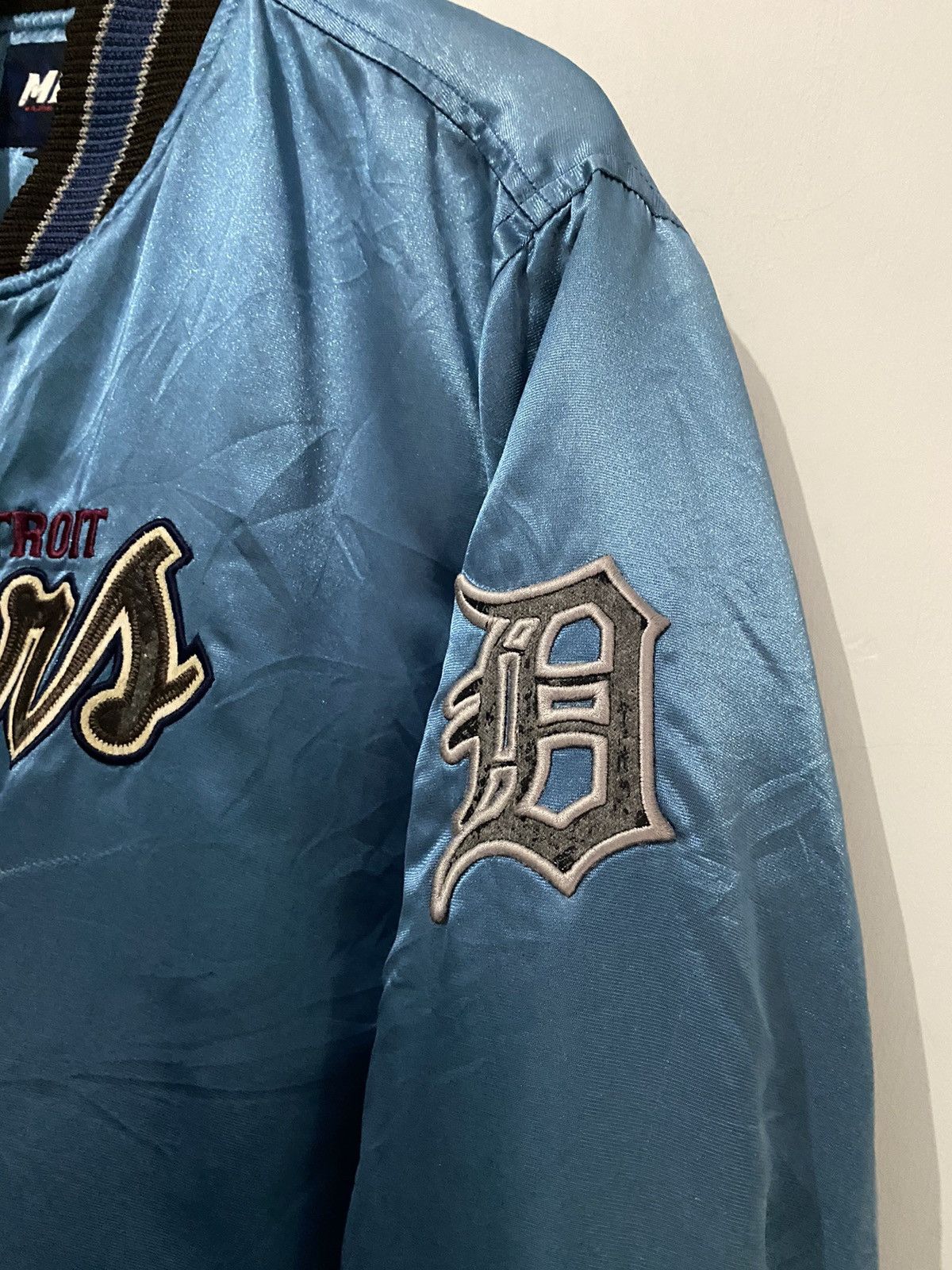 MLB × Vintage Vintage MLB Detroit Tigers Varsity Jacket Size US XL / EU 56 / 4 - 4 Thumbnail