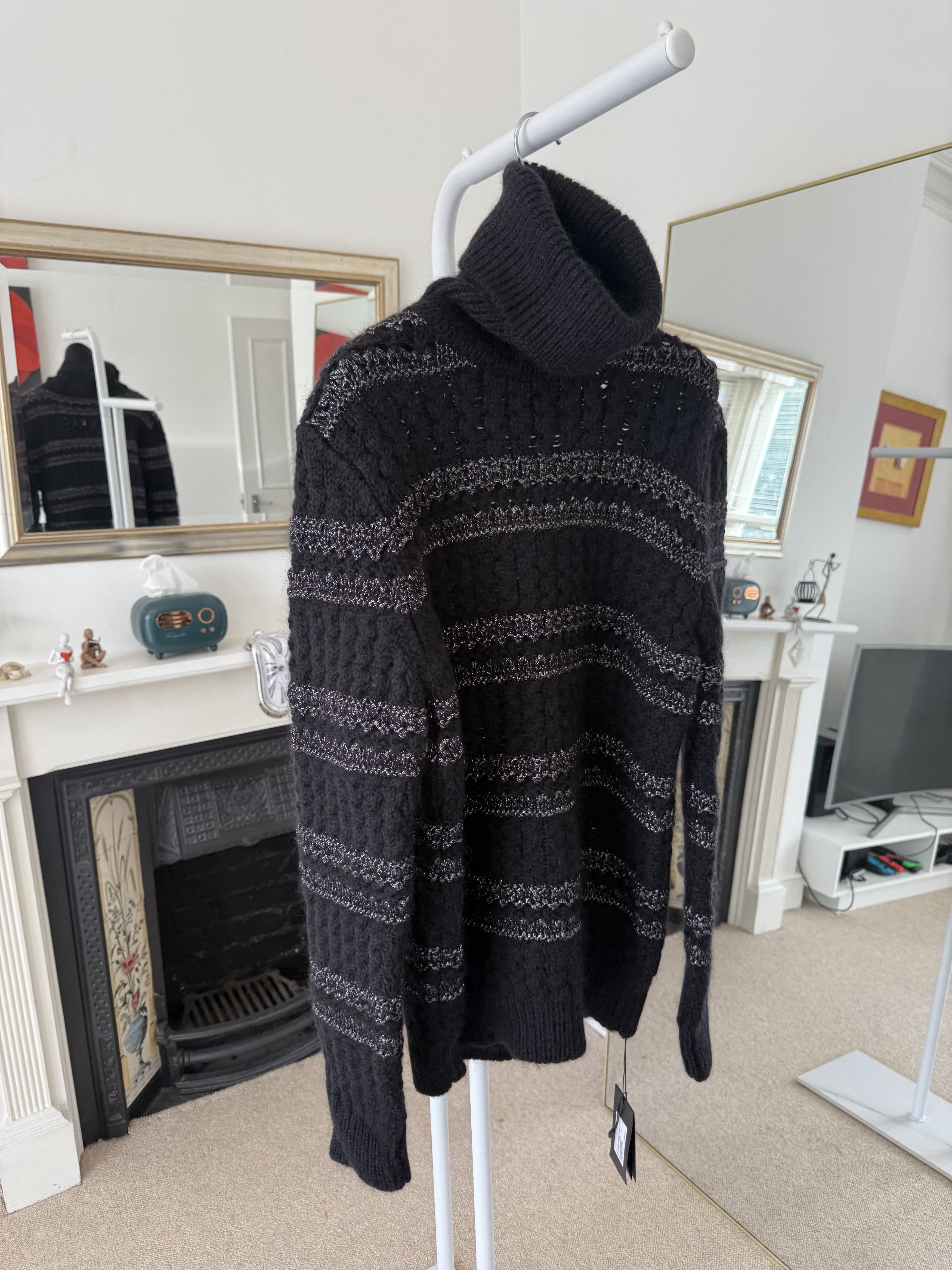 Saint Laurent Paris Saint Laurent Wool Mohair Roll Neck Knit Size US M / EU 48-50 / 2 - 8 Thumbnail