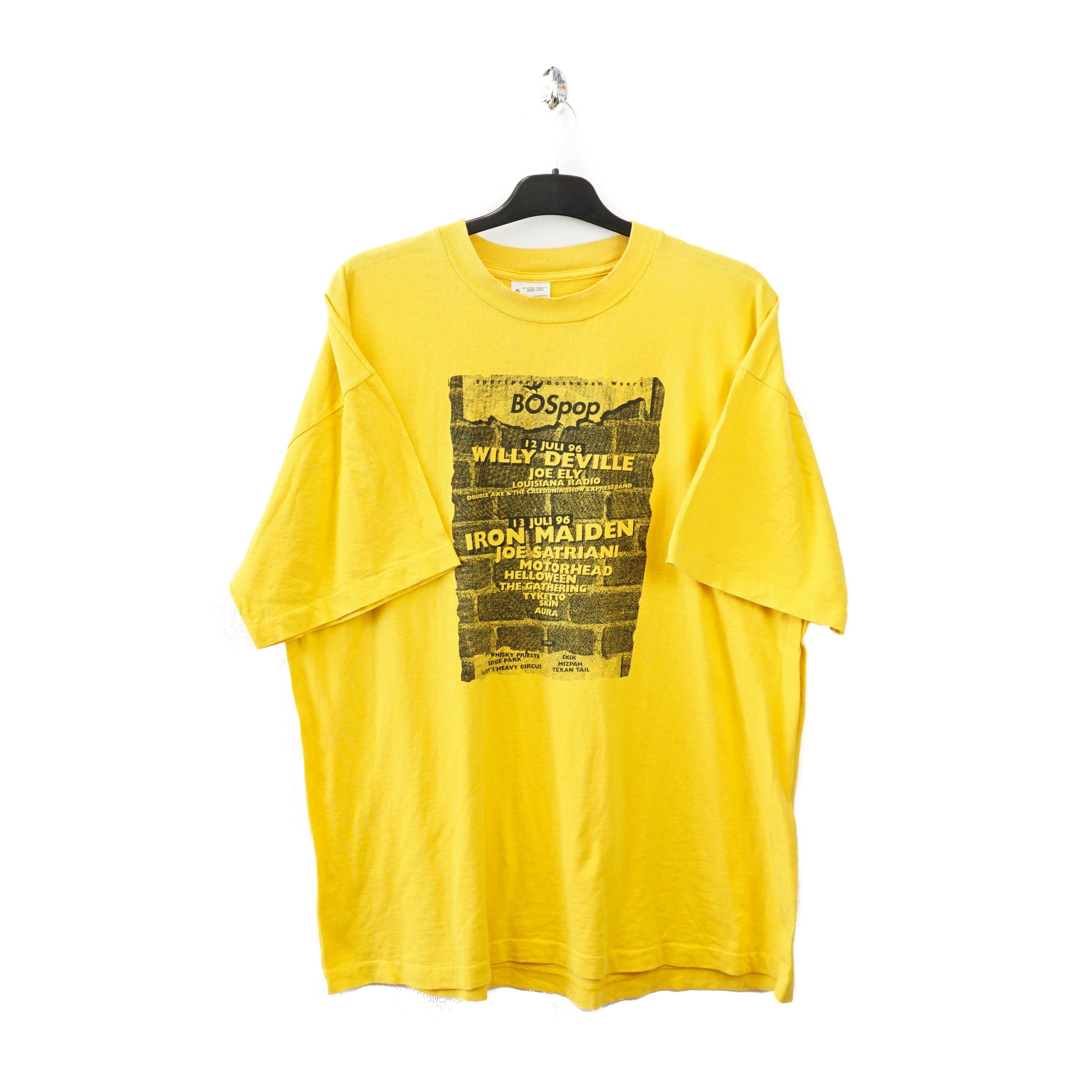 Band Tees × Vintage Single Stitch 1996 Festival Iron Maiden Motorhead Helloween Size US XL / EU 56 / 4 - 1 Thumbnail