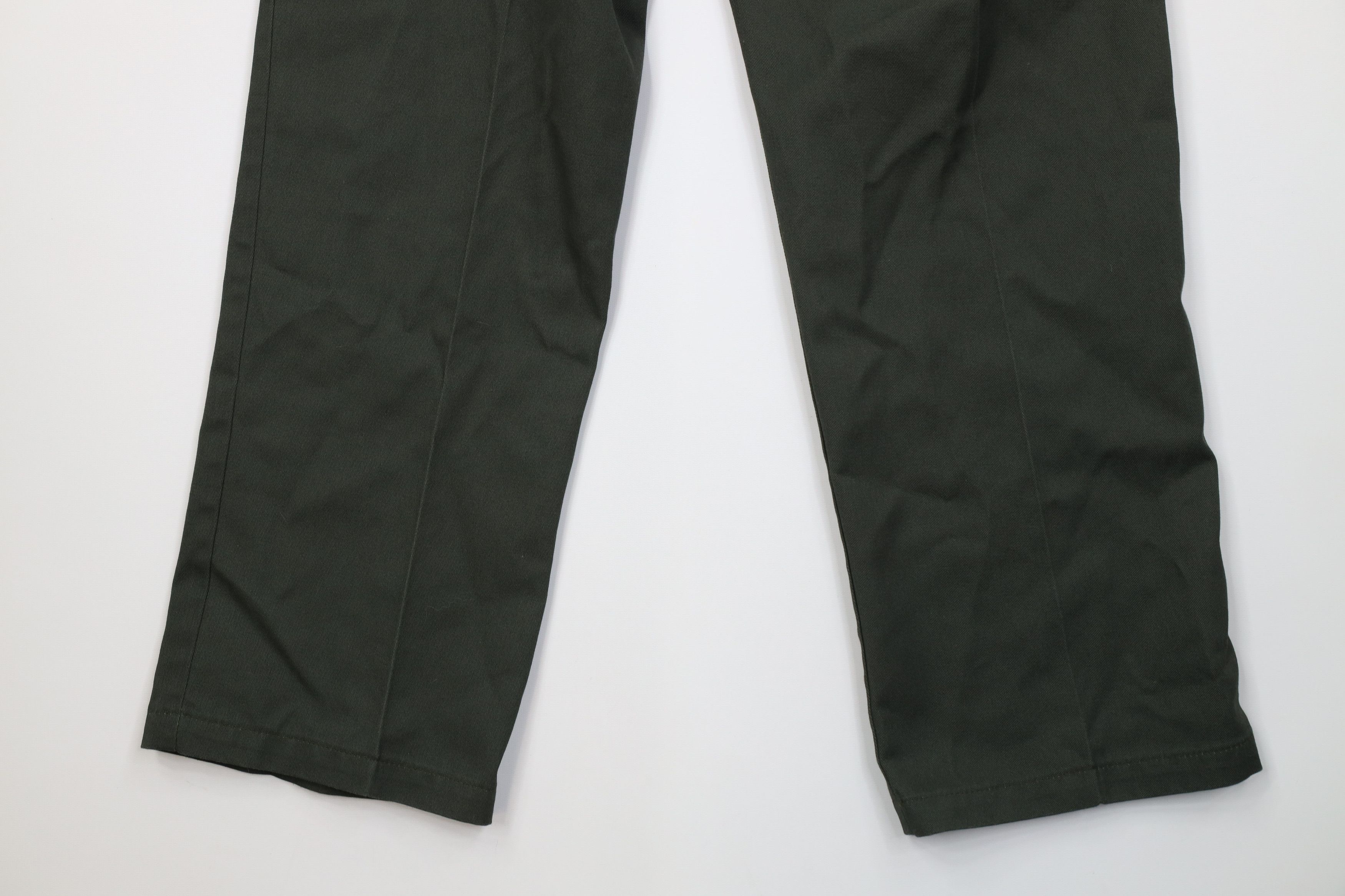 Dickies Vintage Dickies Spell Wide Leg Dungaree Pants Green Workwear Size US 34 / EU 50 - 10 Thumbnail