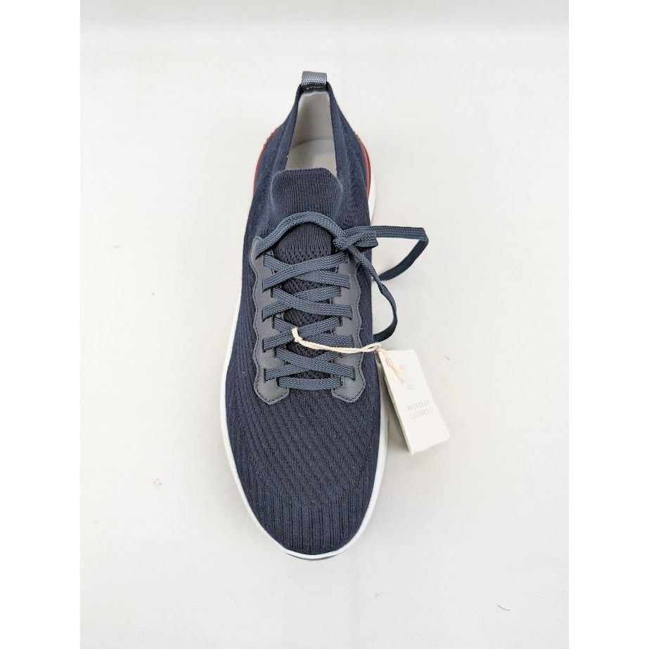 Brunello Cucinelli o1rshd1 Low-Top Sneakers in Navy Size US 12 / EU 45 - 7 Thumbnail